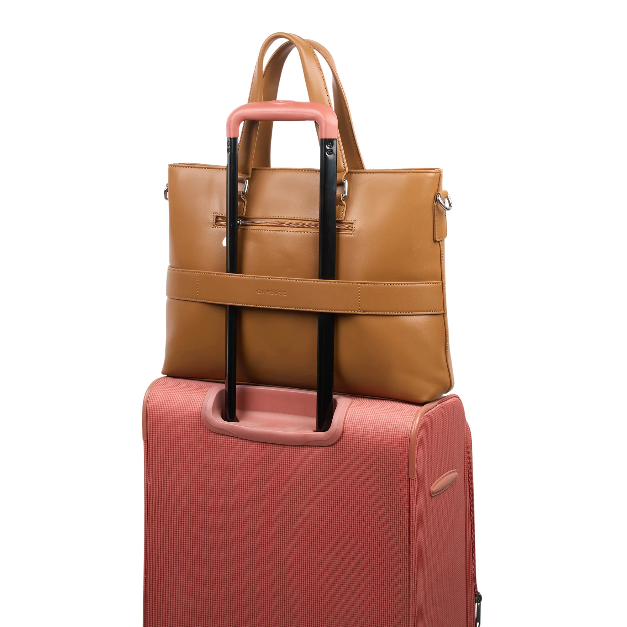 Caprese  Quinn Large Tan Laptop Bag - Image 11