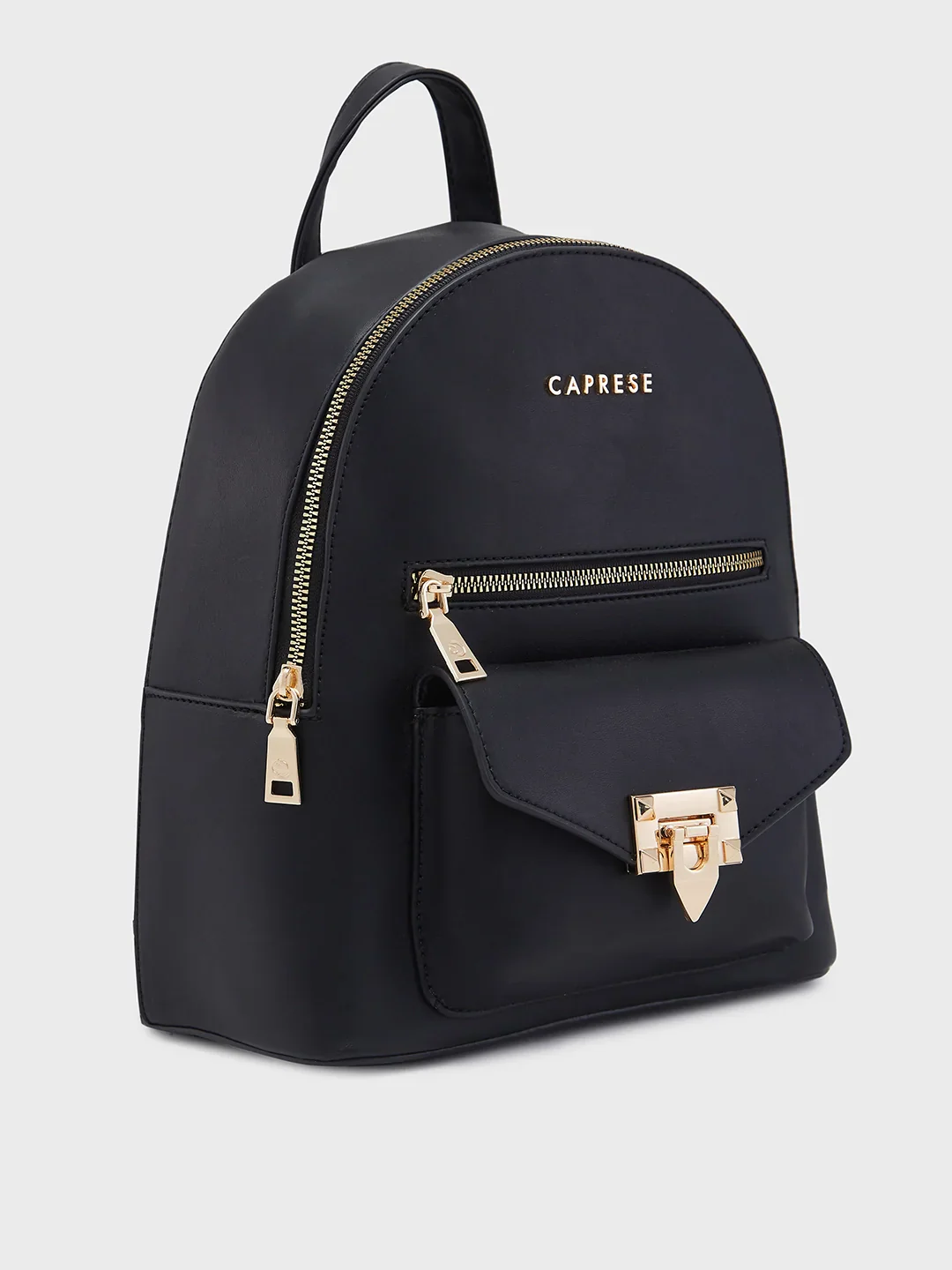 Caprese Rabina Medium Black Backpack - Image 4