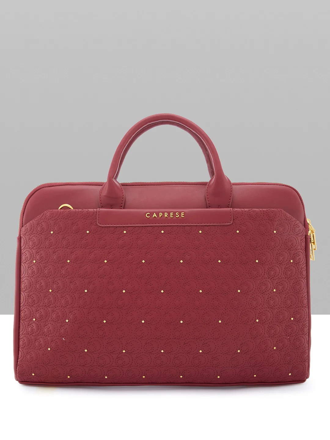 Caprese Rain Large Cherry Lacquer Laptop Bag Bag - Image 2
