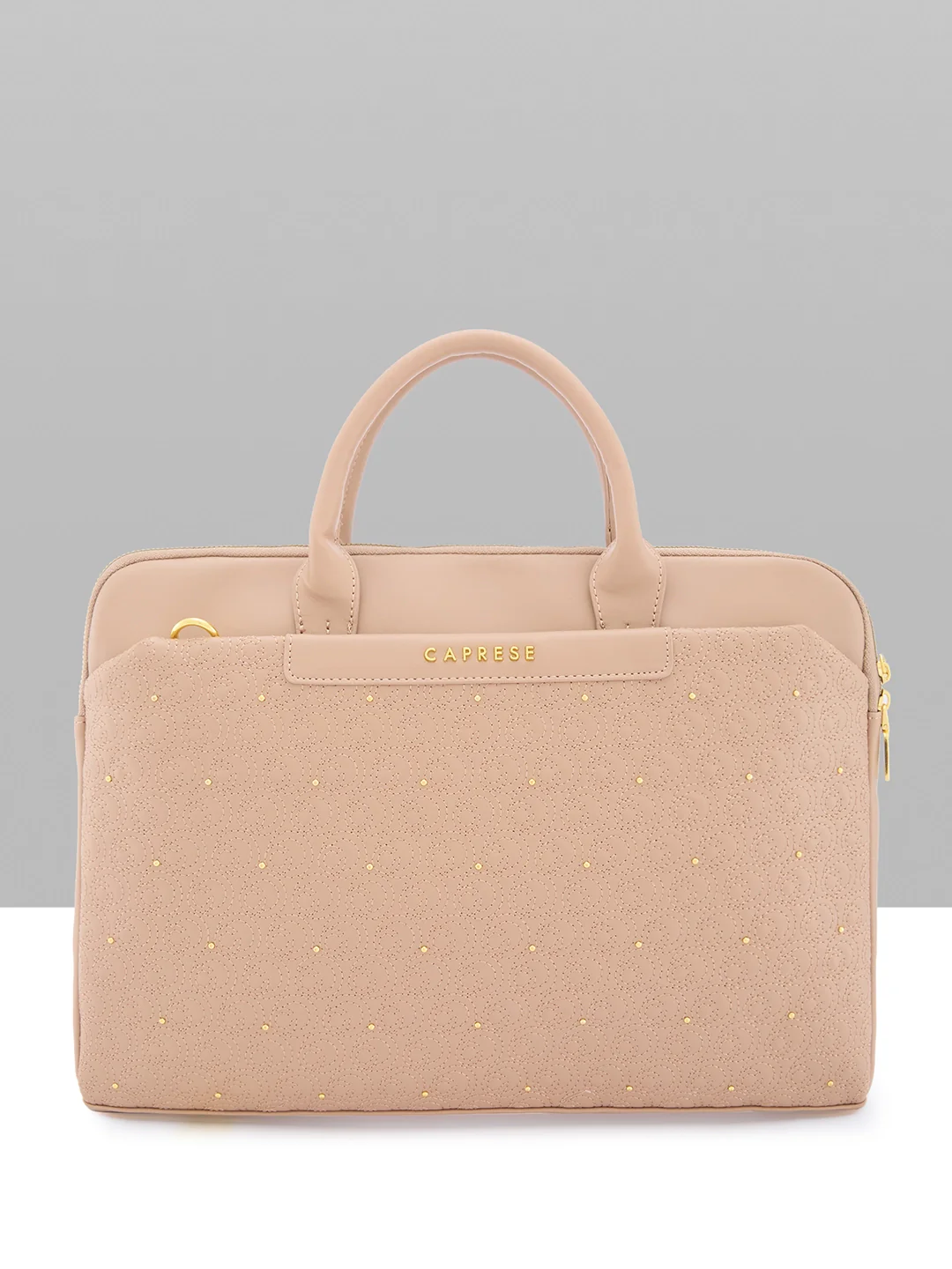 Caprese Rain Large Mocha Mousse Laptop Bag Bag