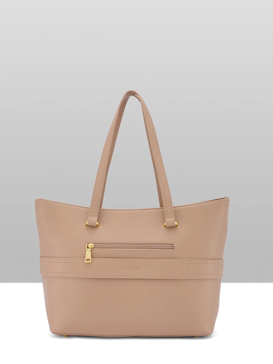 Caprese Rain Large Mocha Mousse Tote Bag - Image 6