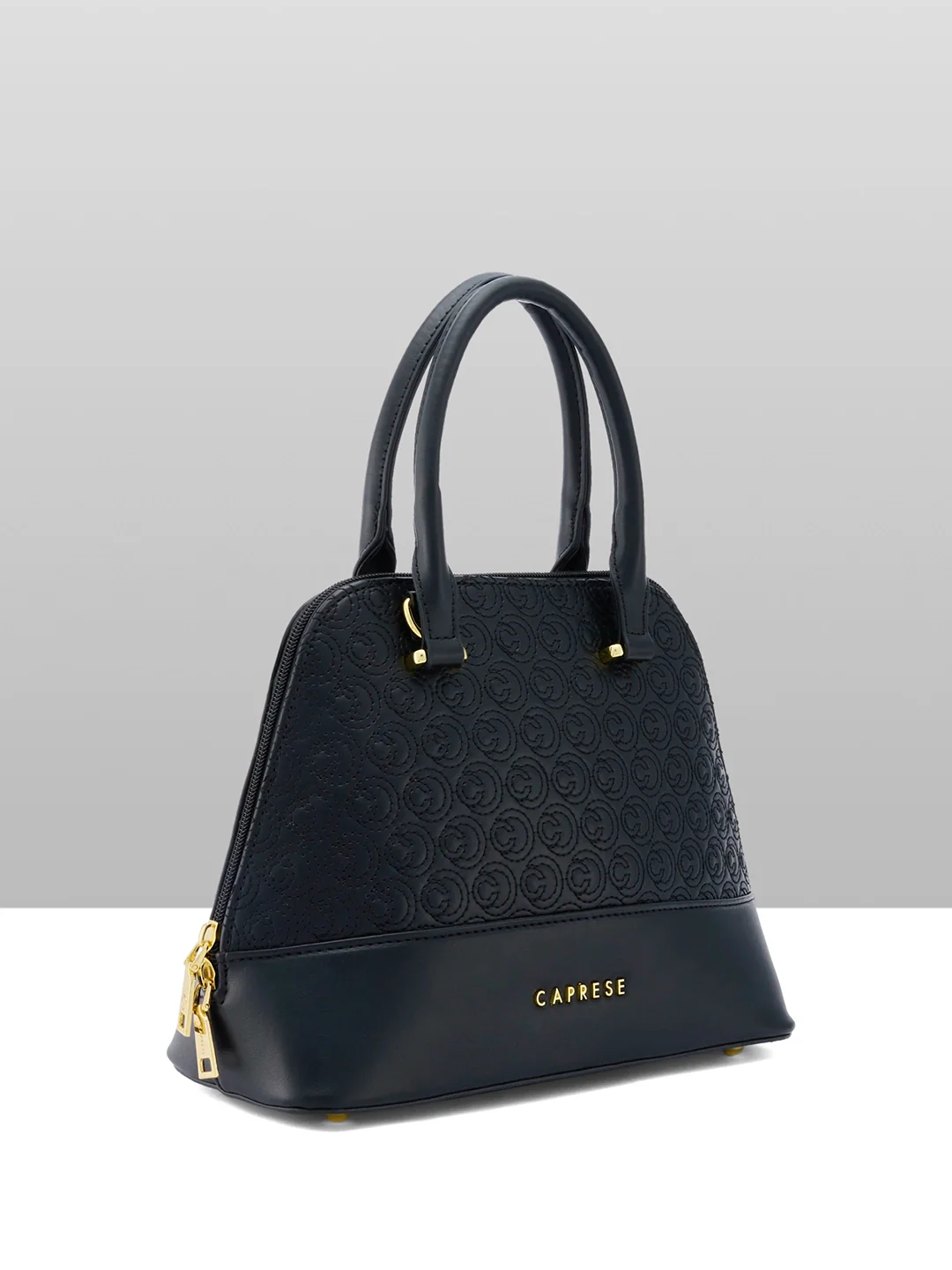 Caprese Rain Small Black Satchel Bag - Image 12