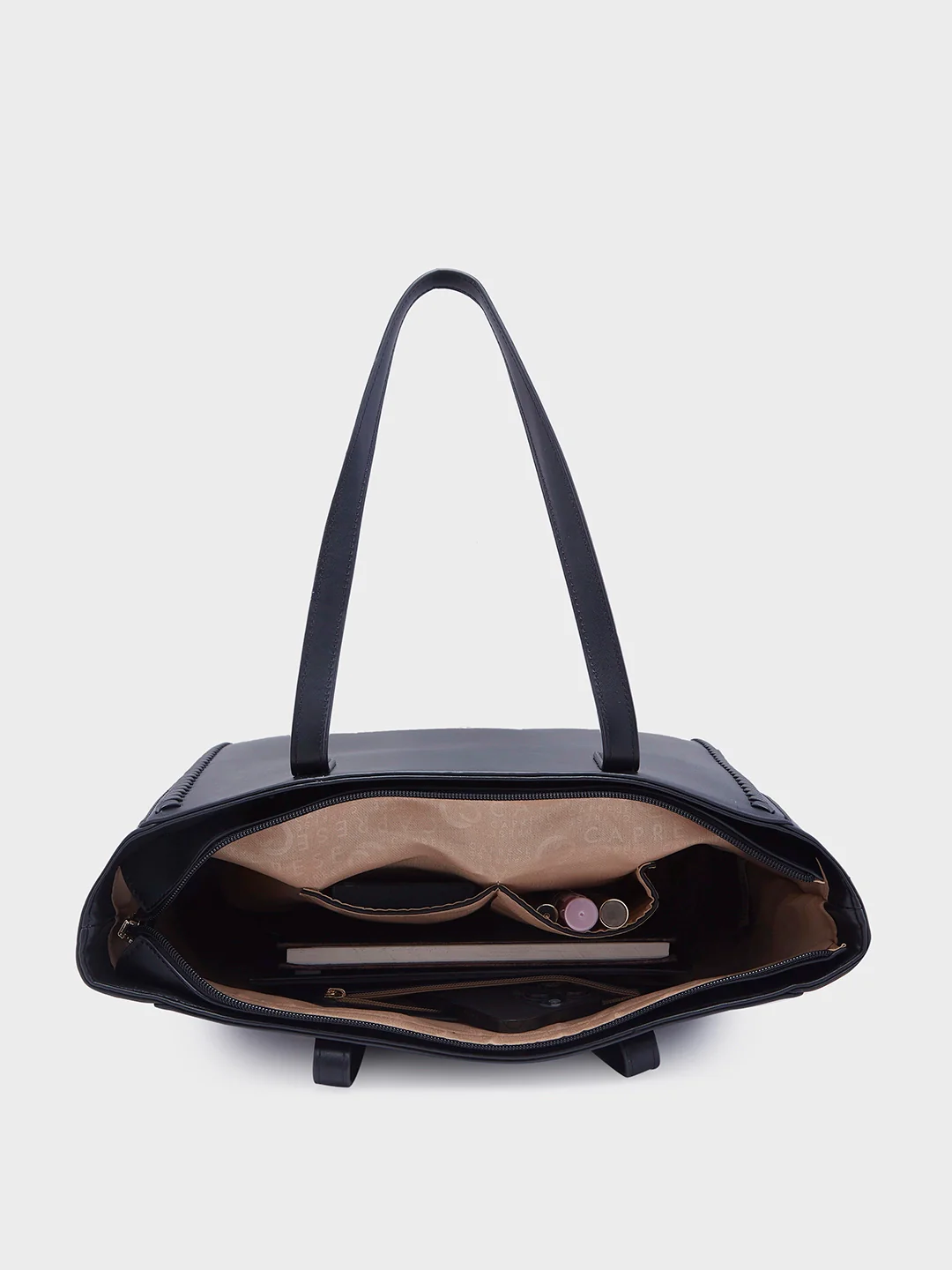 Caprese Ramani Medium Black Tote Bag - Image 8