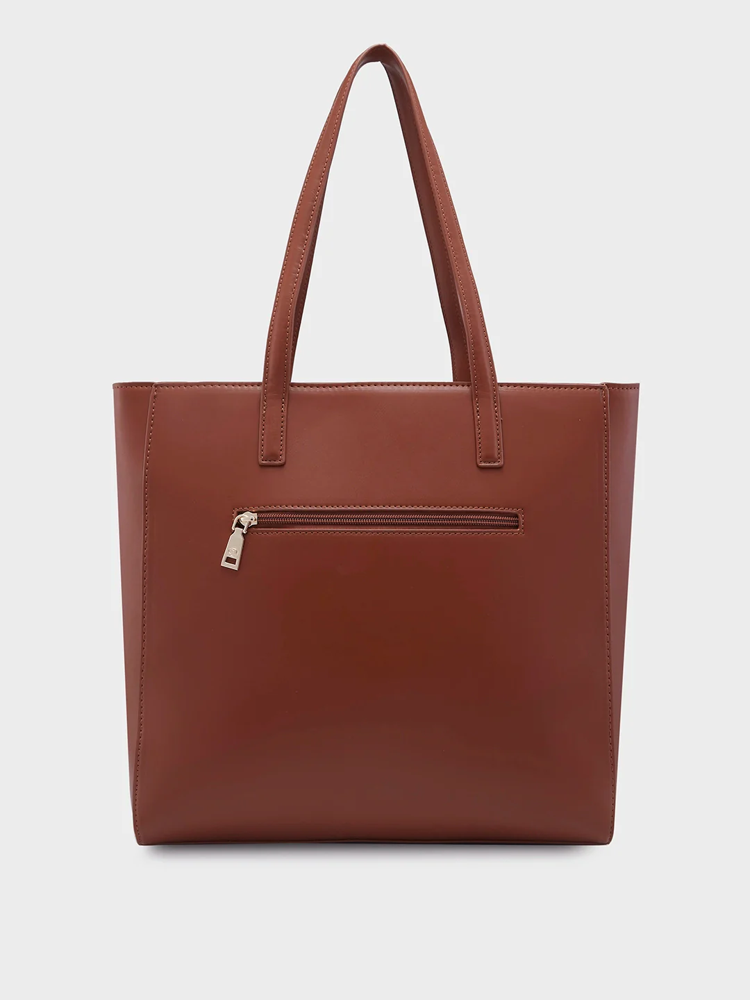 Caprese Ramani Medium Brown Tote Bag - Image 3