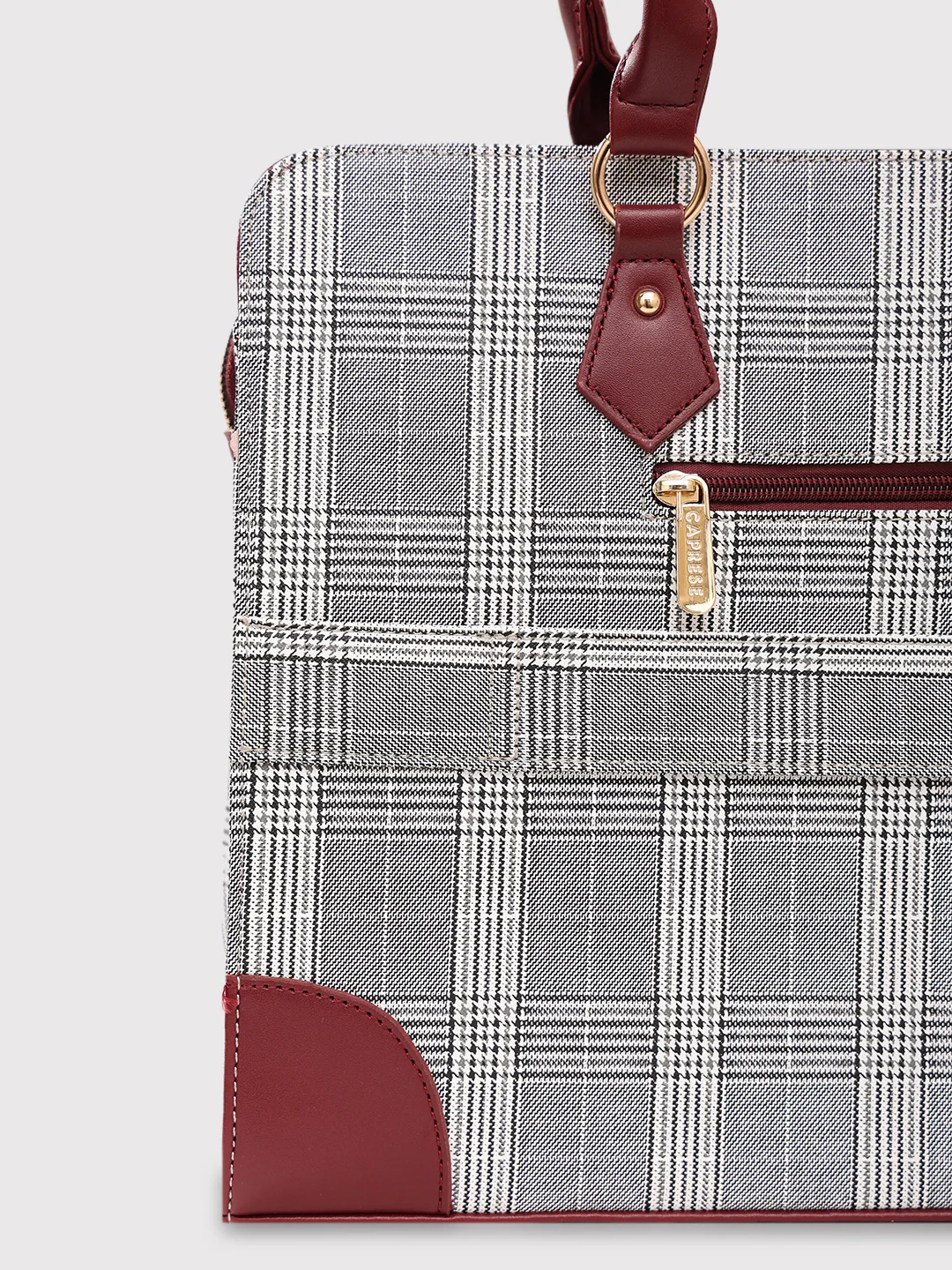 Caprese Remi Large Grey Laptop Bag - Image 6