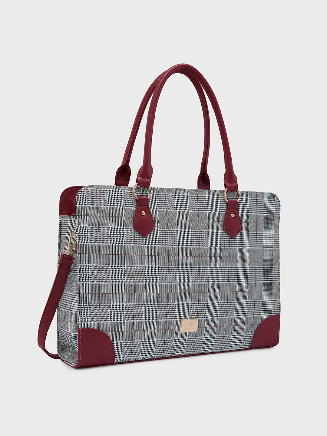 Caprese Remi Large Red Laptop Bag - Image 3
