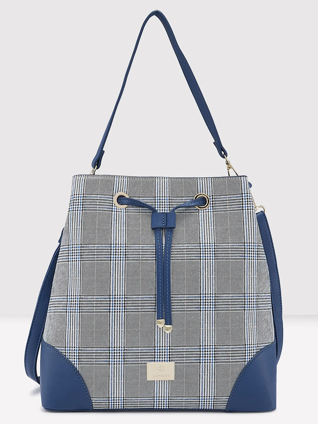 Caprese Remi Large Navy Satchel Bag - Image 3