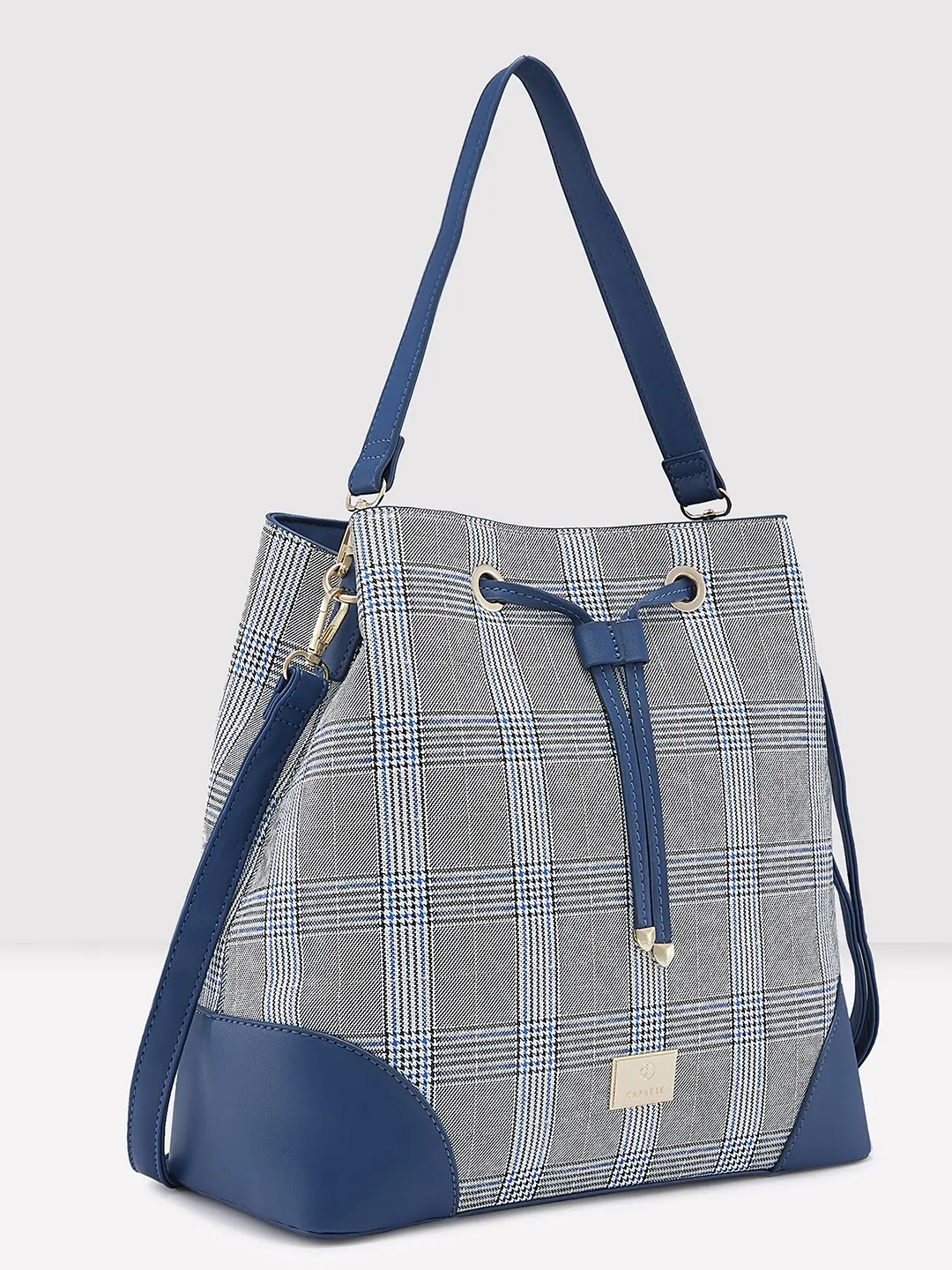 Caprese Remi Large Navy Satchel Bag - Image 4