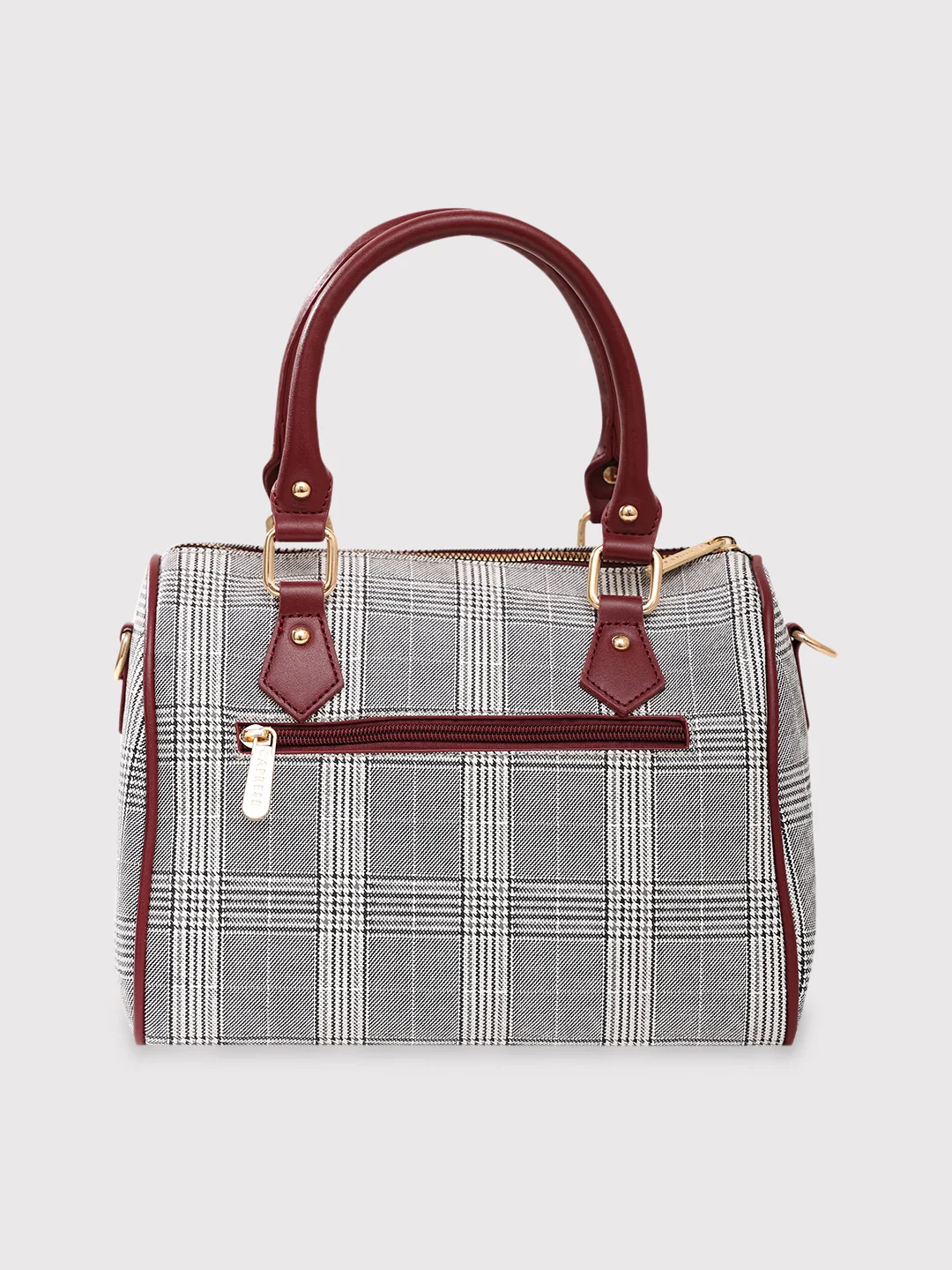 Caprese Remi Medium Grey Satchel Bag - Image 4
