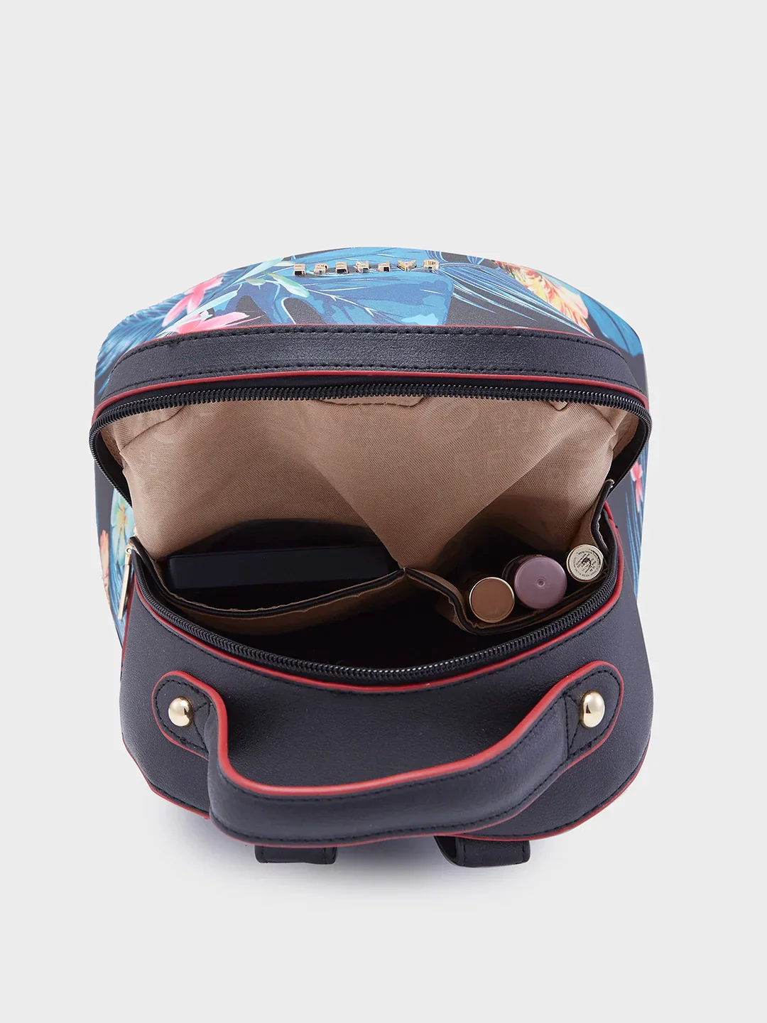 Caprese Renee Medium Black Backpack - Image 9