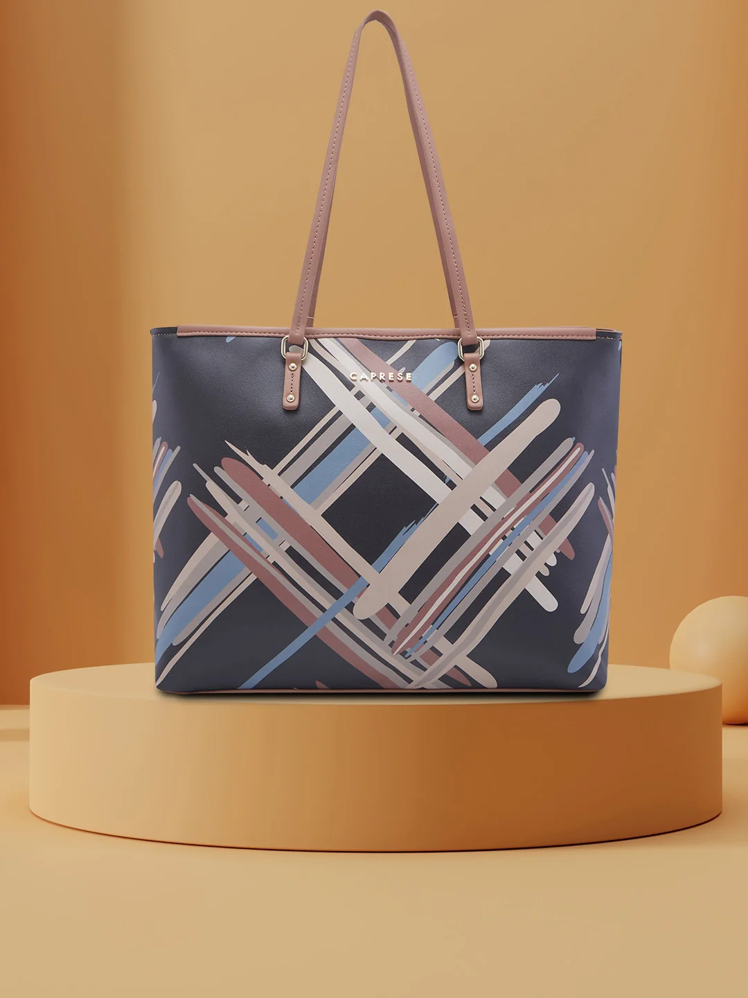 Caprese Renee Large Black Tote Bag - Image 3