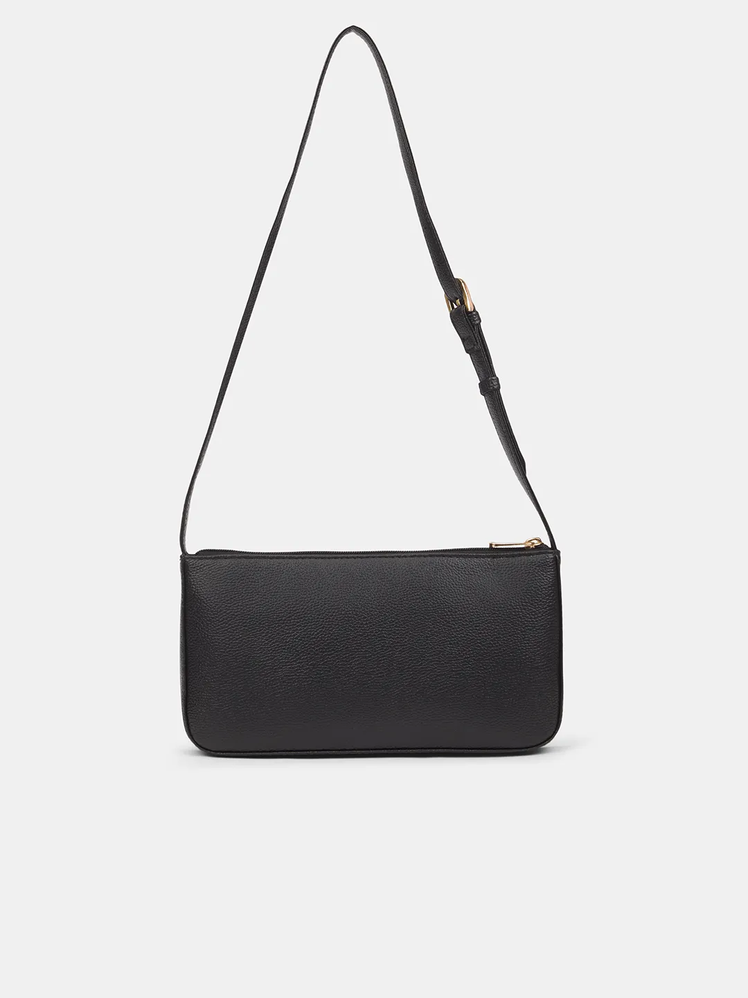 Caprese Rhea Medium Black Baguette Bag - Image 5