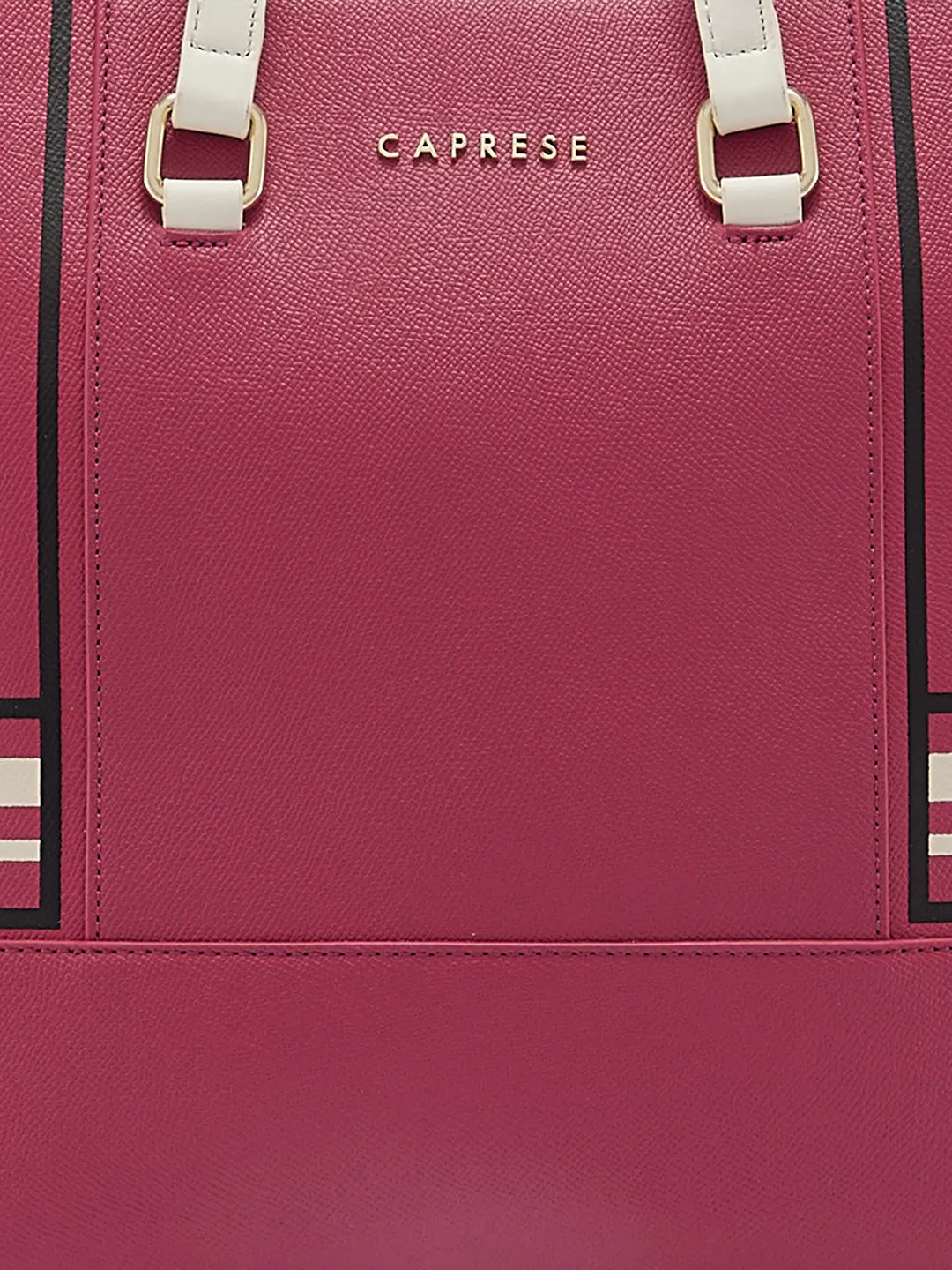 Caprese Riga Large Fuchsia Tote Bag - Image 10
