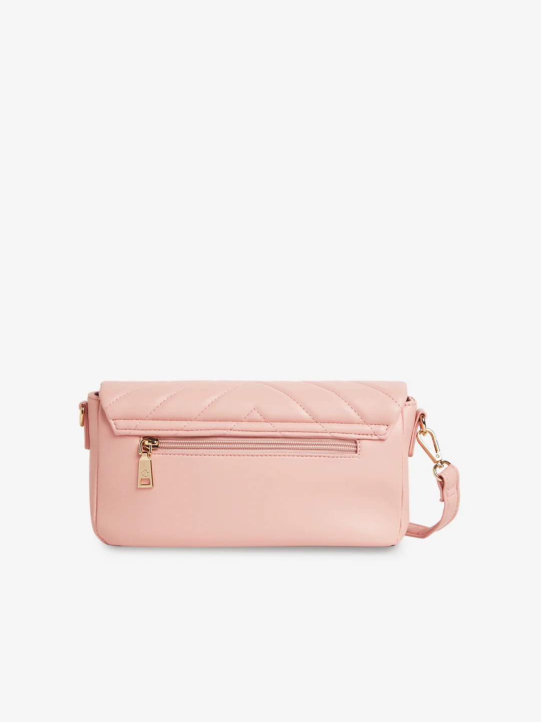 Caprese Riko Large Powder Pink Sling Bag - Image 6