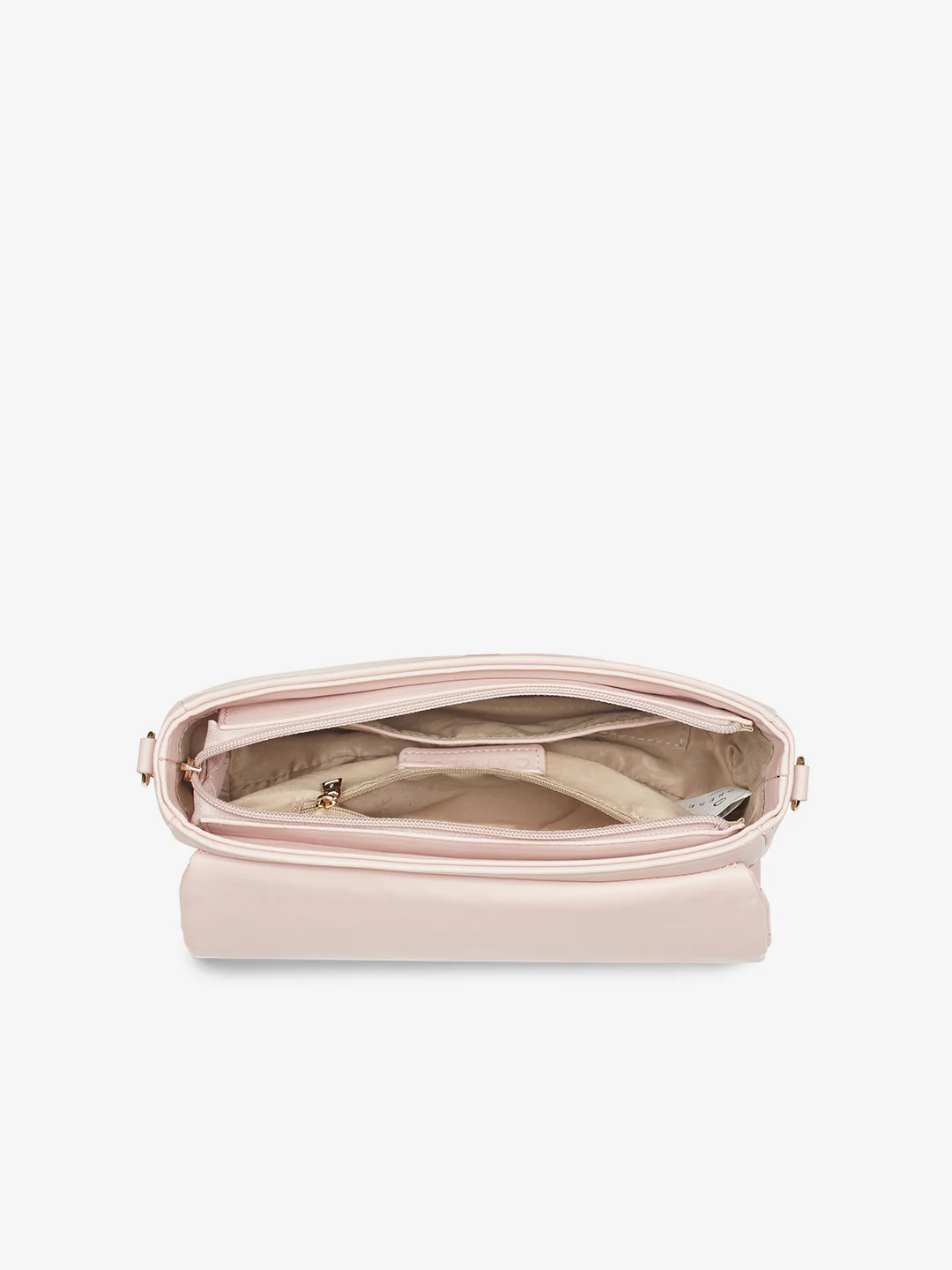 Caprese Riko Large Powder Pink Sling Bag - Image 8