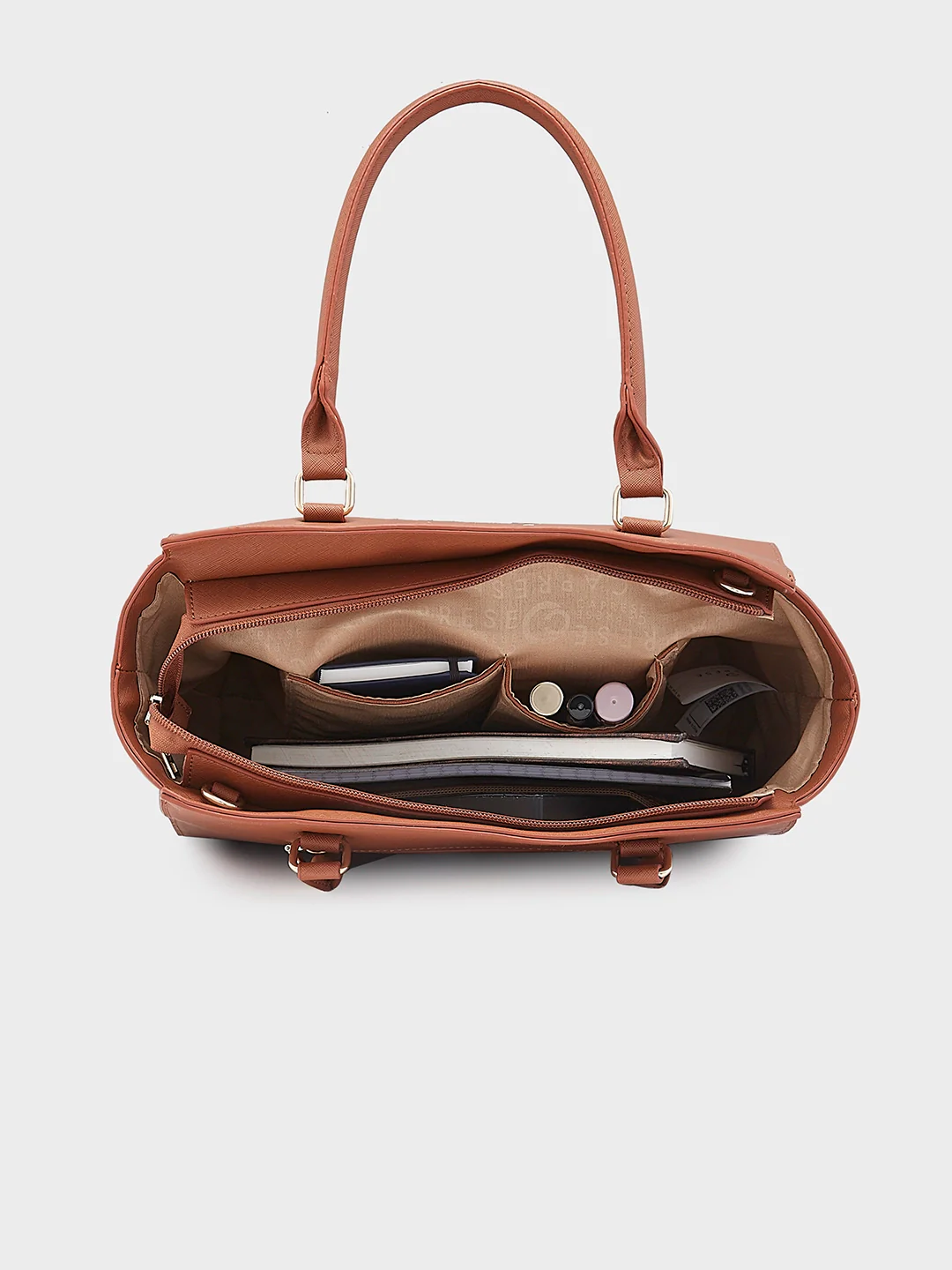 Caprese Rima Medium Brown Tote Bag - Image 10