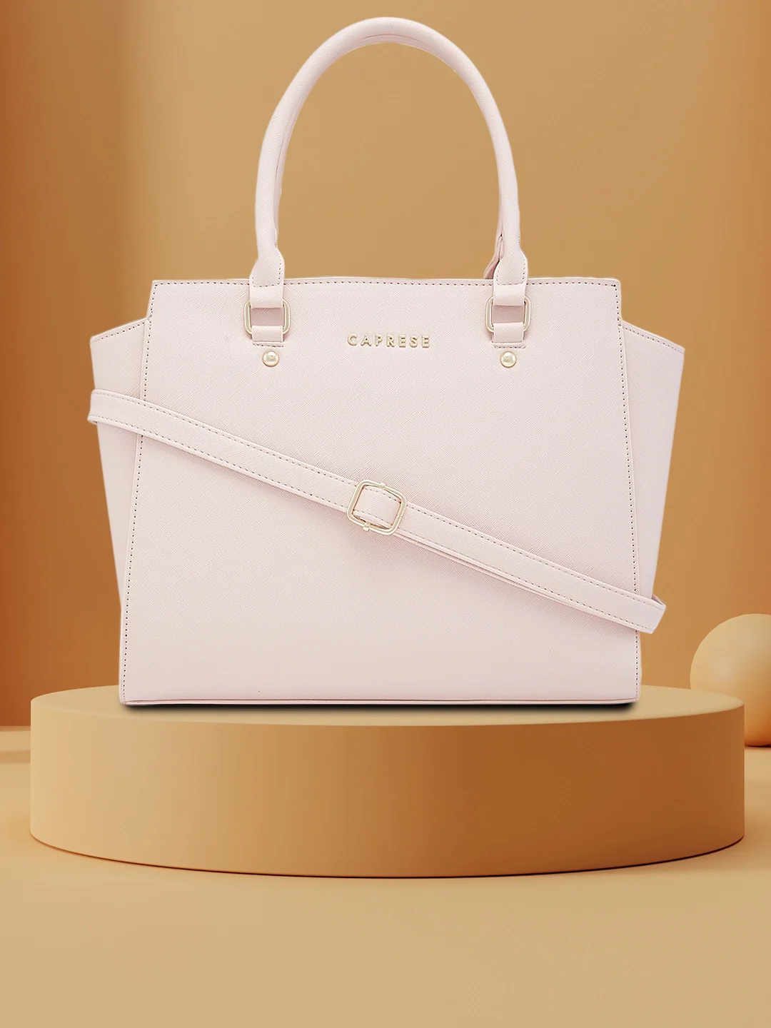 Caprese Rima Medium Pink Tote Bag - Image 3