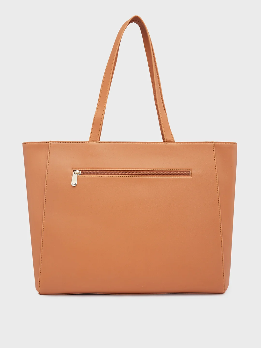 Caprese Rina Large Tan Laptop Tote Bag - Image 4