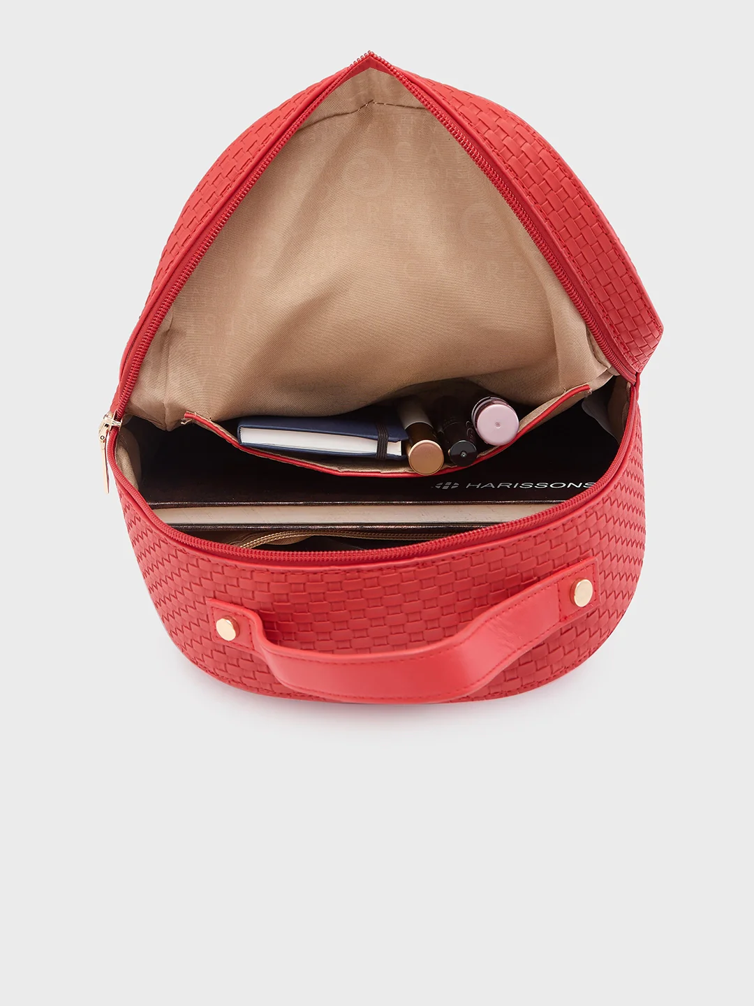 Caprese Riva Medium Red Backpack - Image 9