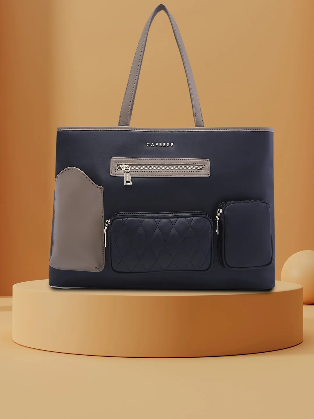 Caprese Roberta Large Black Tote Bag - Image 3