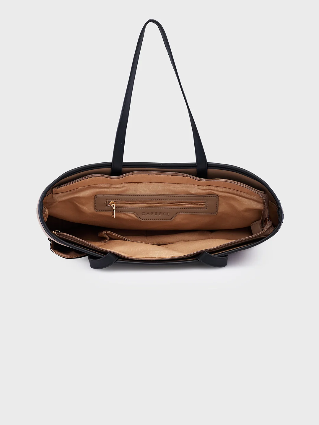 Caprese Roberta Large Taupe Tote Bag - Image 10