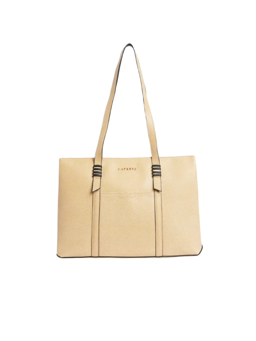 Caprese Roma Large Beige Tote Bag - Image 11