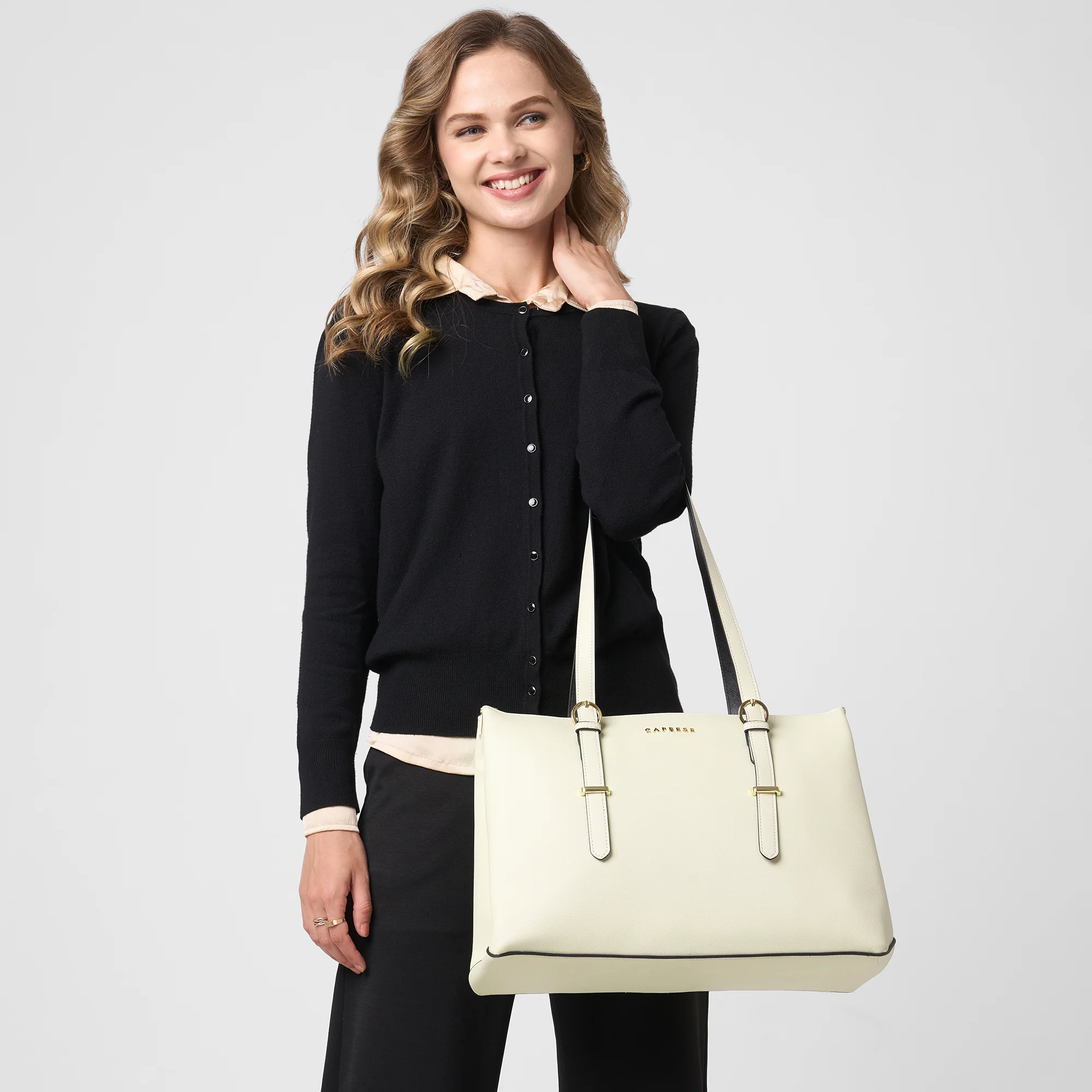 Caprese  Romano  Large Alpine Oat  Tote Bag - Image 8