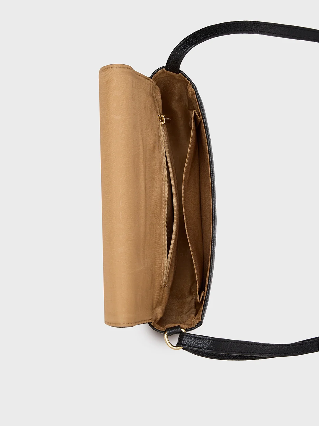 Caprese Romea Small Black Sling Bag - Image 7