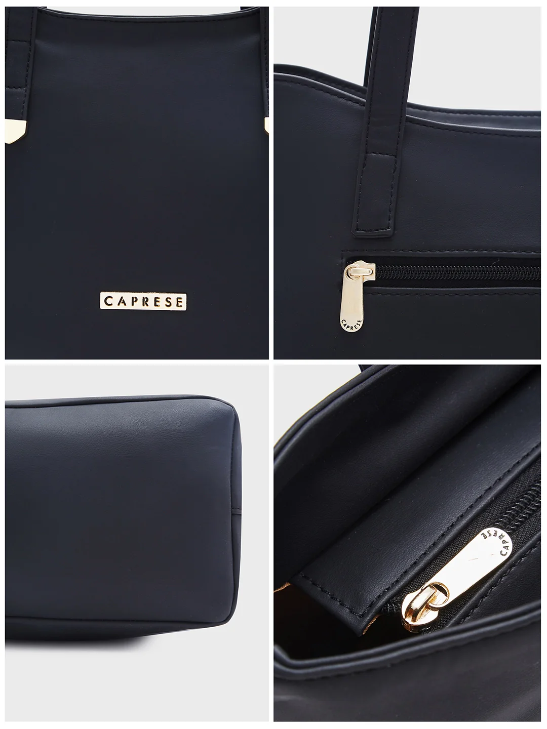Caprese Romea Medium Black Tote Bag - Image 13