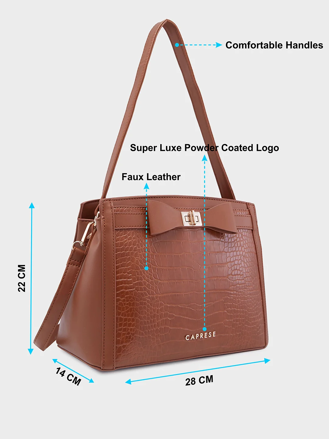 Caprese Romita Medium Brown Hobo Bag - Image 6