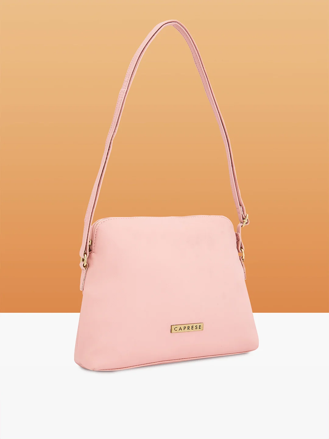 Caprese Rommy Large Baby Pink Sling Bag - Image 4