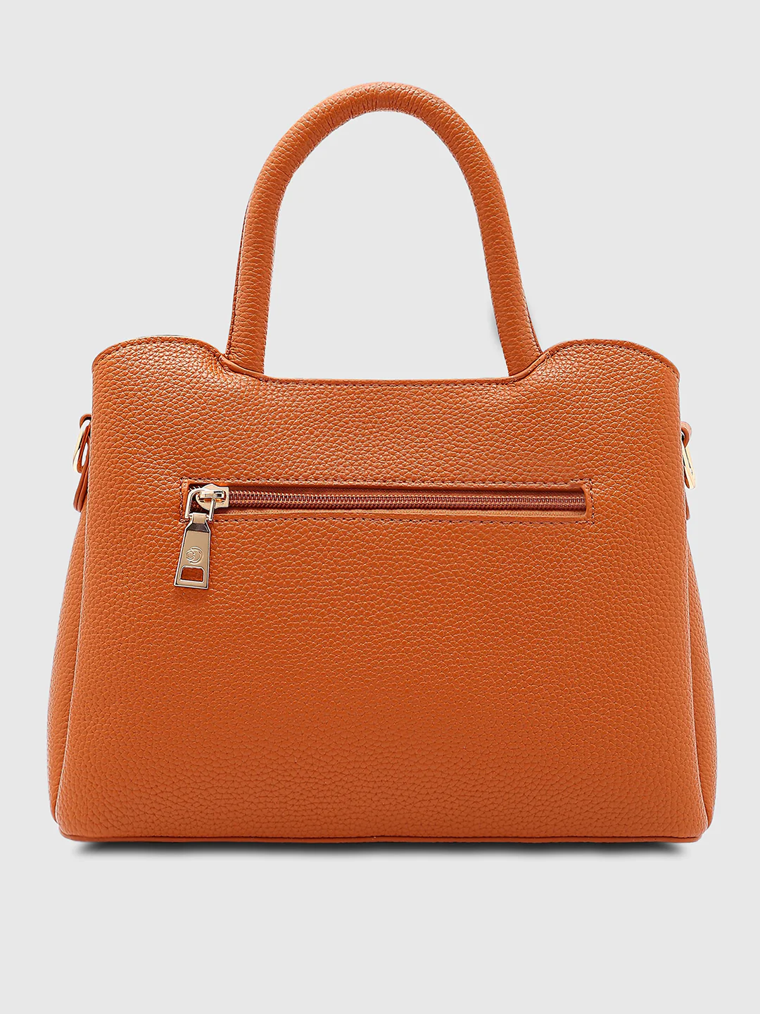 Caprese Rose Small Tan Satchel Bag - Image 5