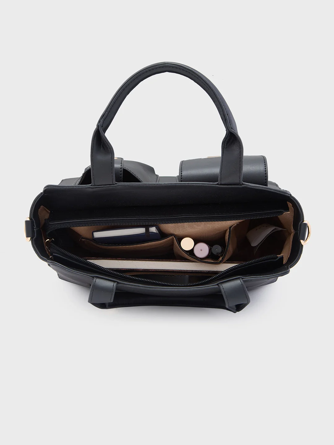 Caprese Roxena Medium Black Tote Bag - Image 9