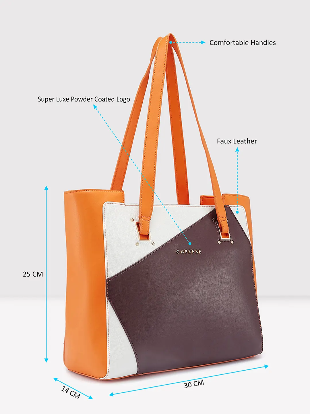 Caprese Ruth Large Brown Tote Bag - Image 6