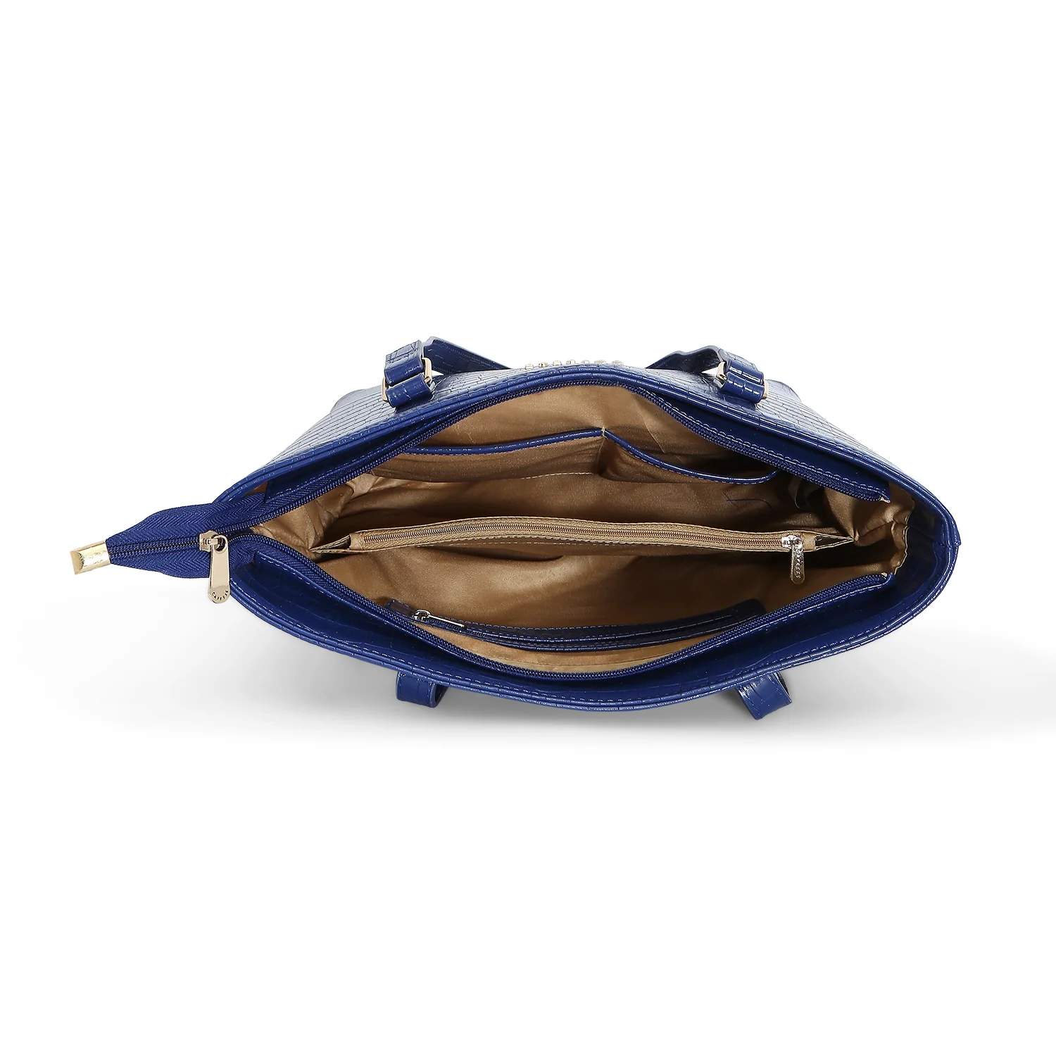 Caprese Rylee Medium Blue Tote Bag - Image 10