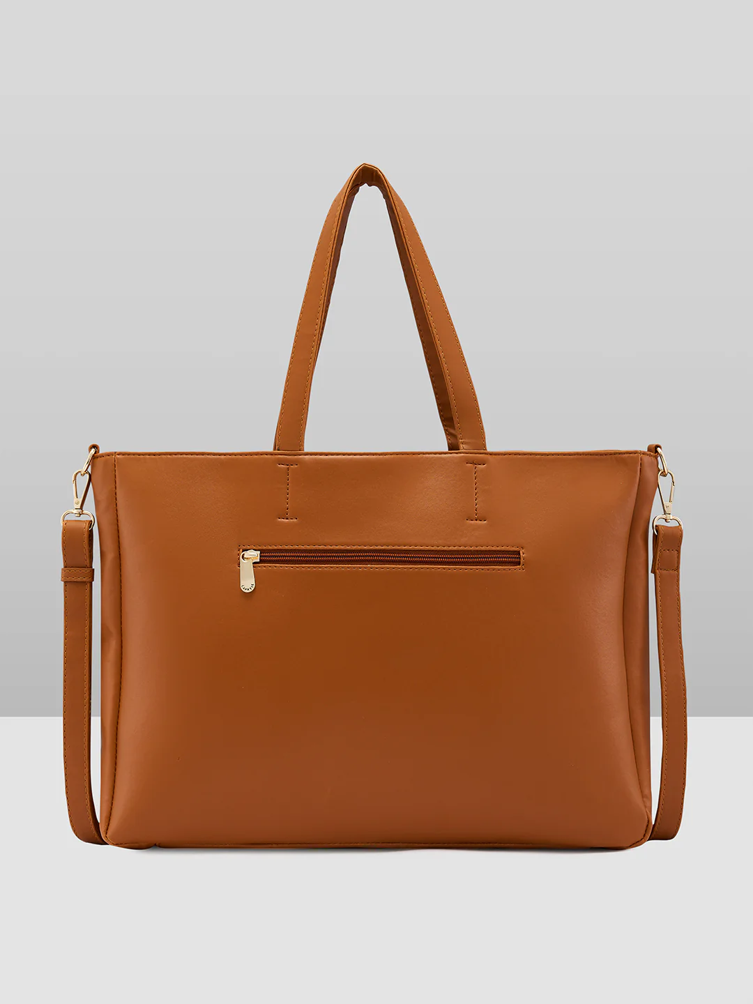Caprese Ryma Large Beige Laptop Bag Bag - Image 4