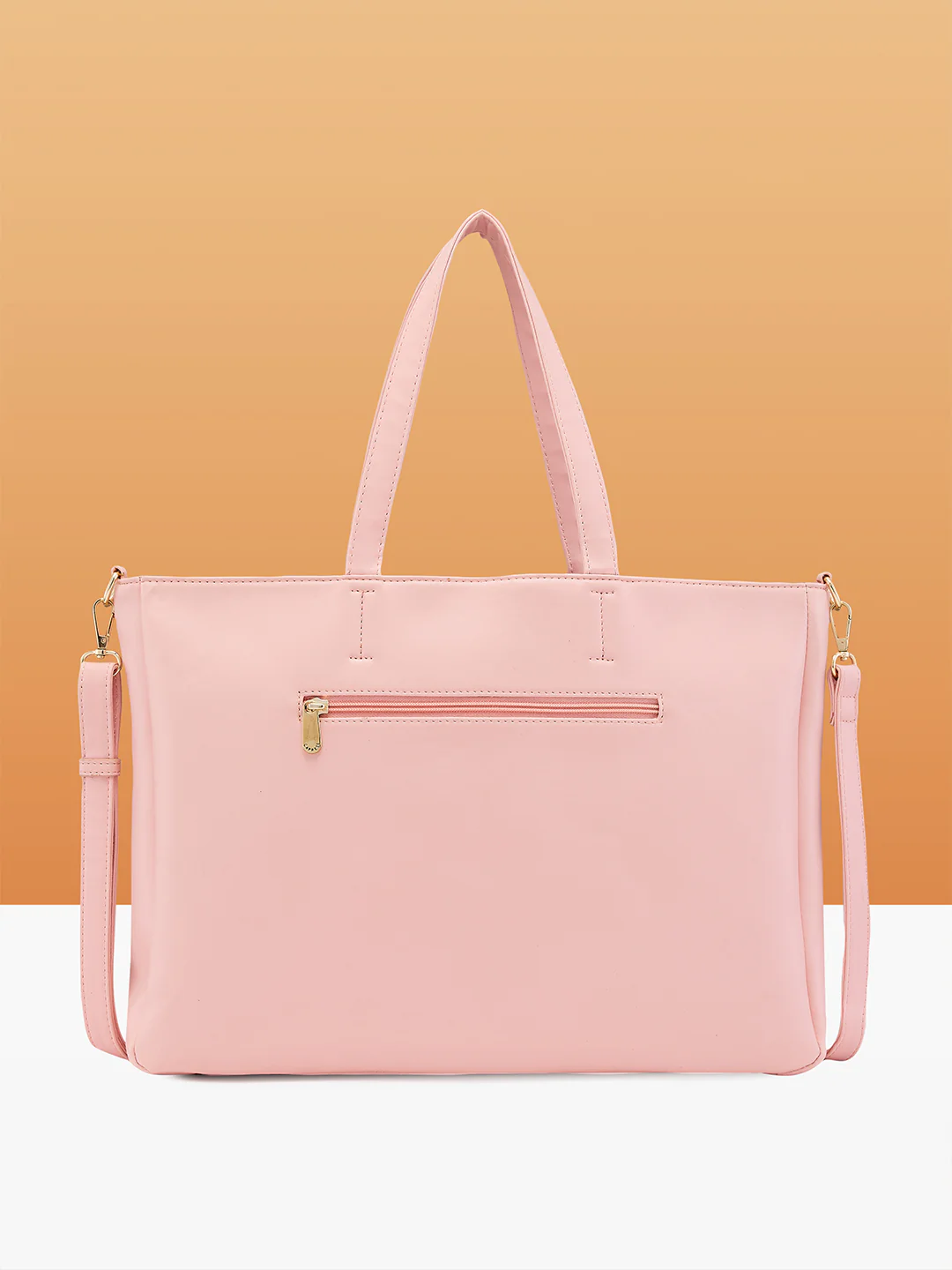 Caprese Ryma Medium Blush & Maroon Laptop Bag Bag - Image 3