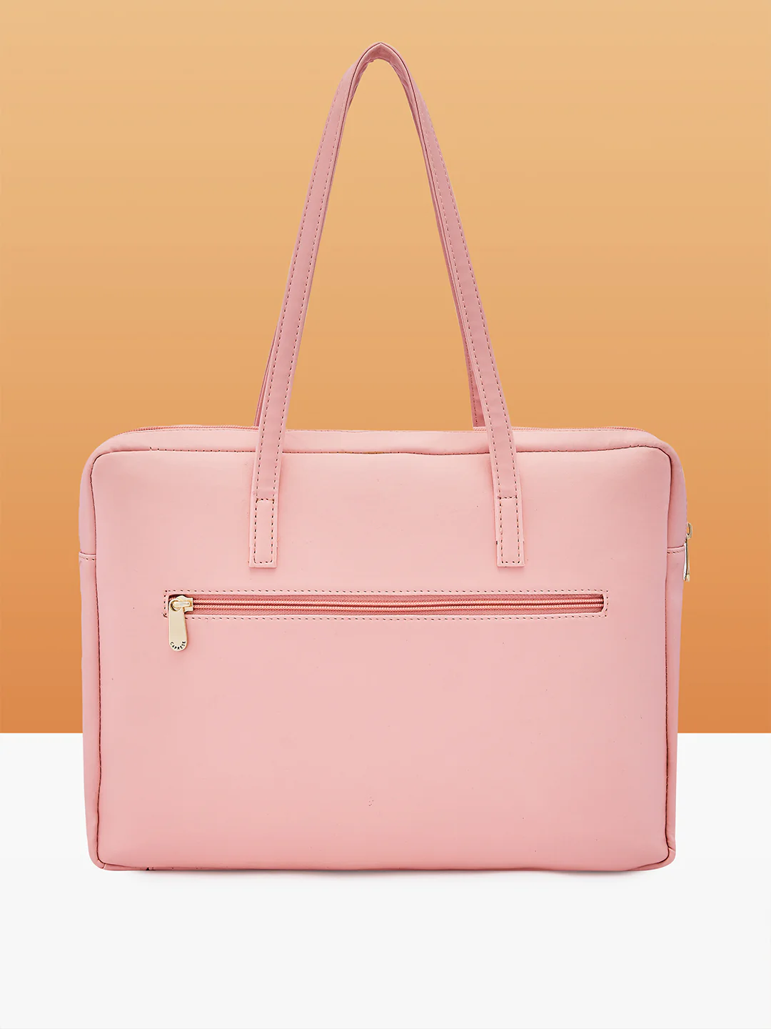 Caprese Ryma Small Blush & Maroon Laptop Bag Bag - Image 3