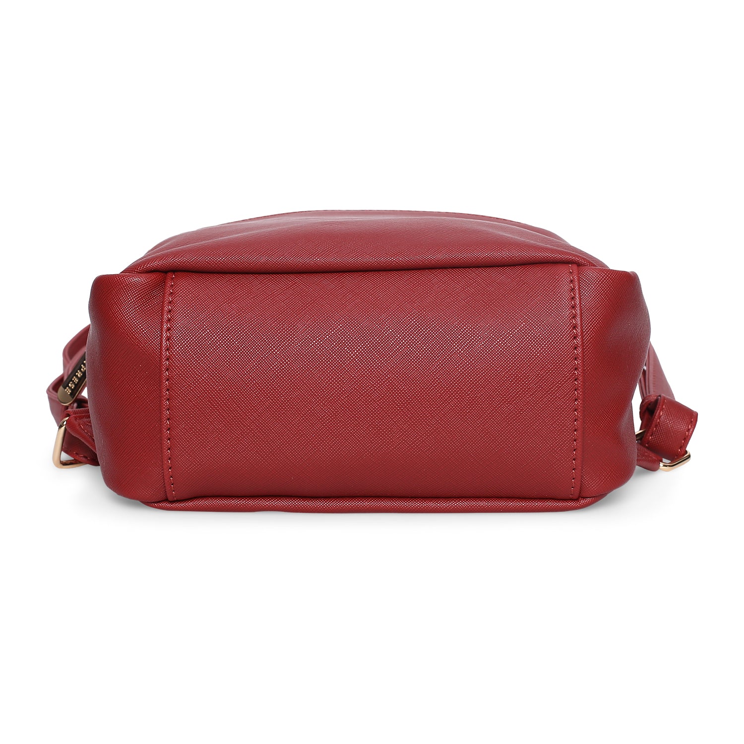 Caprese Sabeena Medium Maroon Backpack - Image 6
