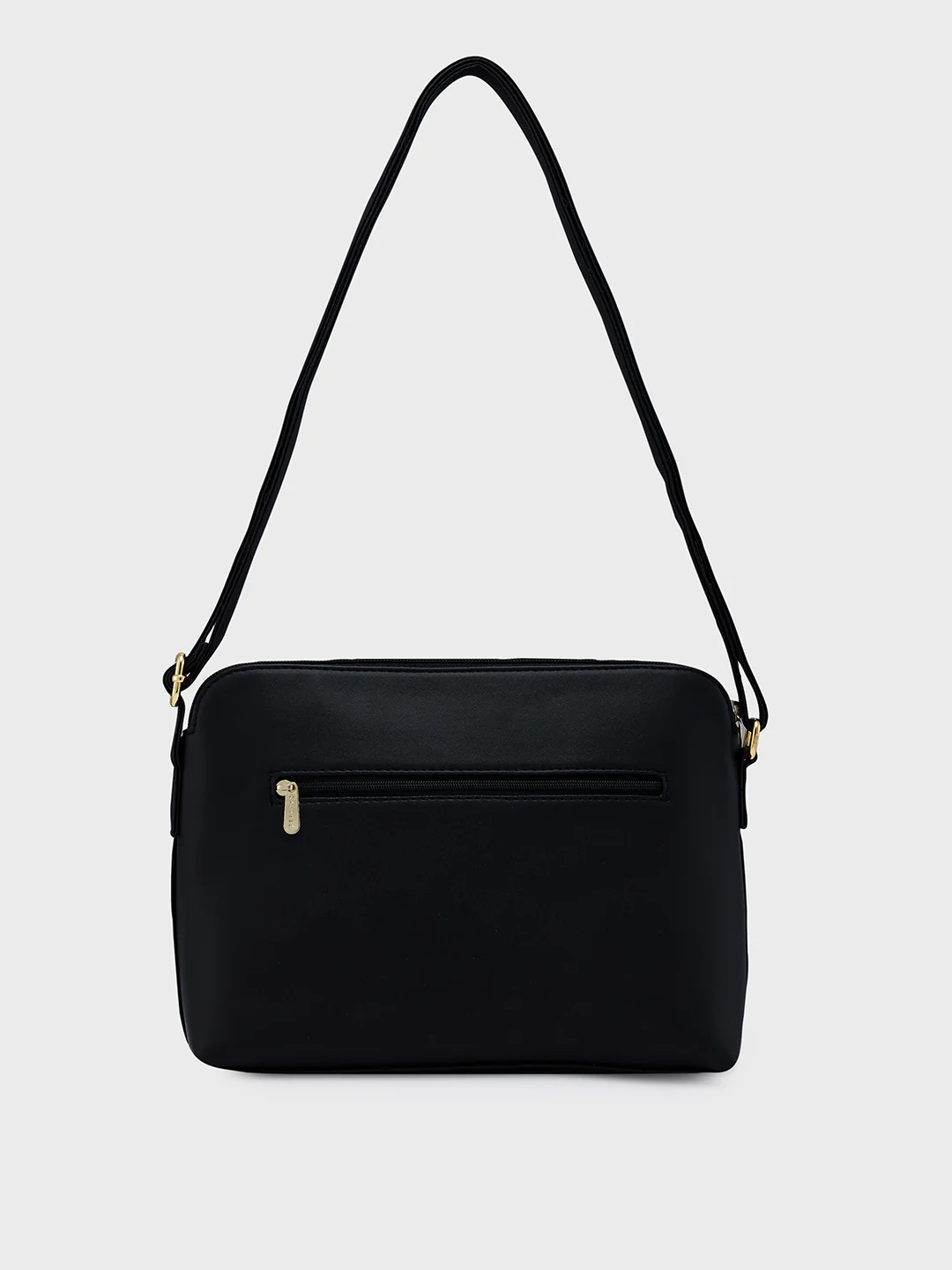 Caprese Sabreen Medium Black Sling Bag - Image 4