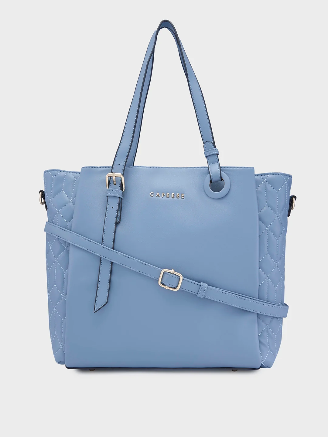 Caprese Sabrina Large Powder Blue Tote Bag - Image 14