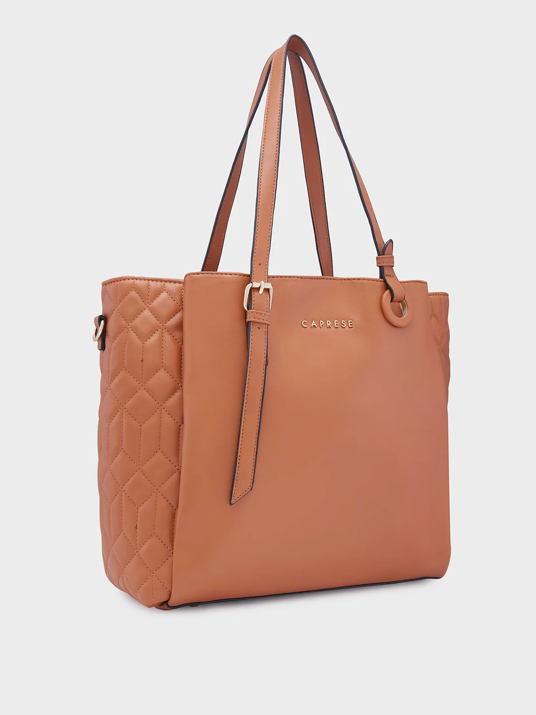 Caprese Sabrina Large Tan Tote Bag - Image 5