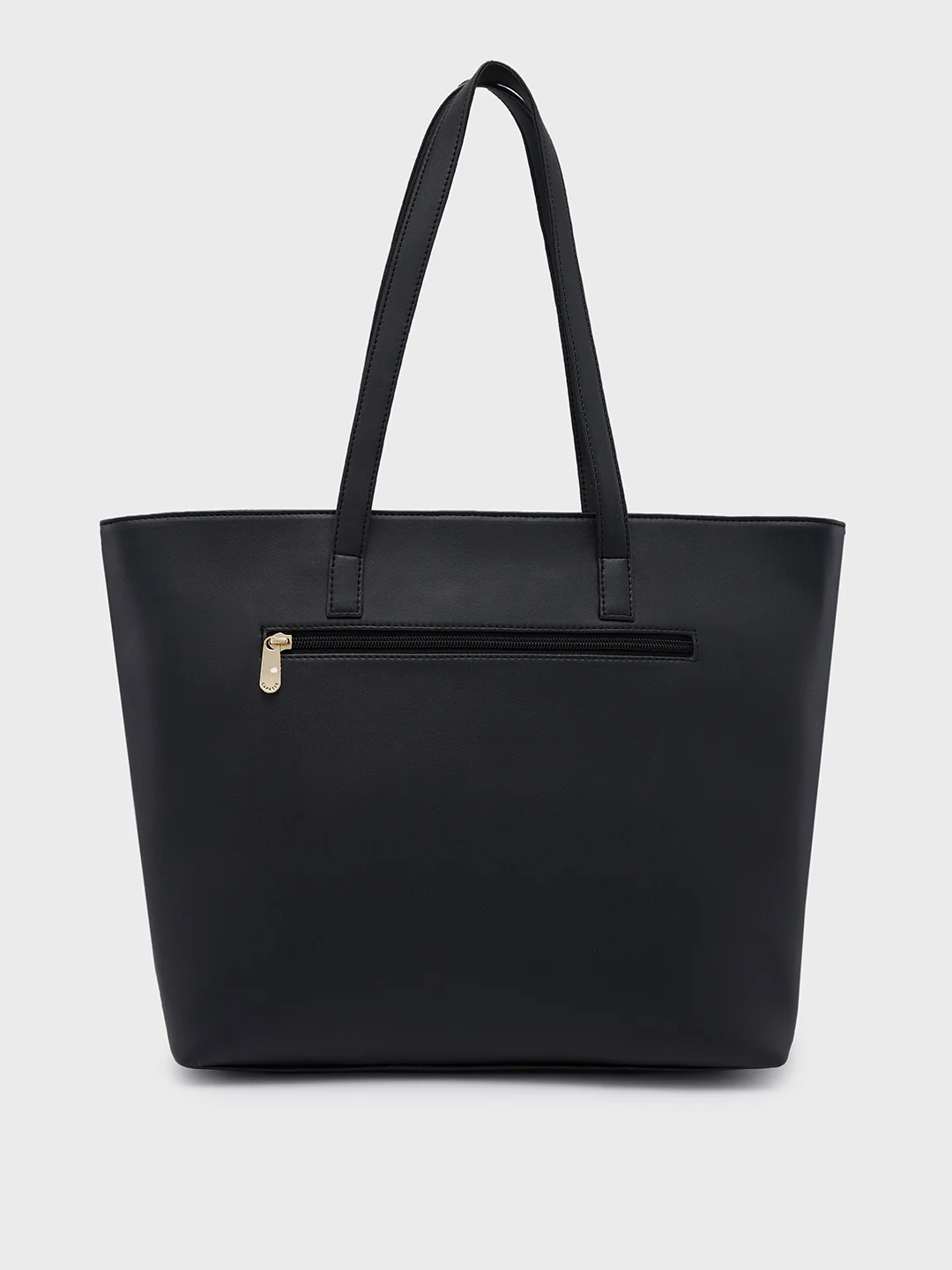 Caprese Sameera Large Black Laptop Tote Bag - Image 4