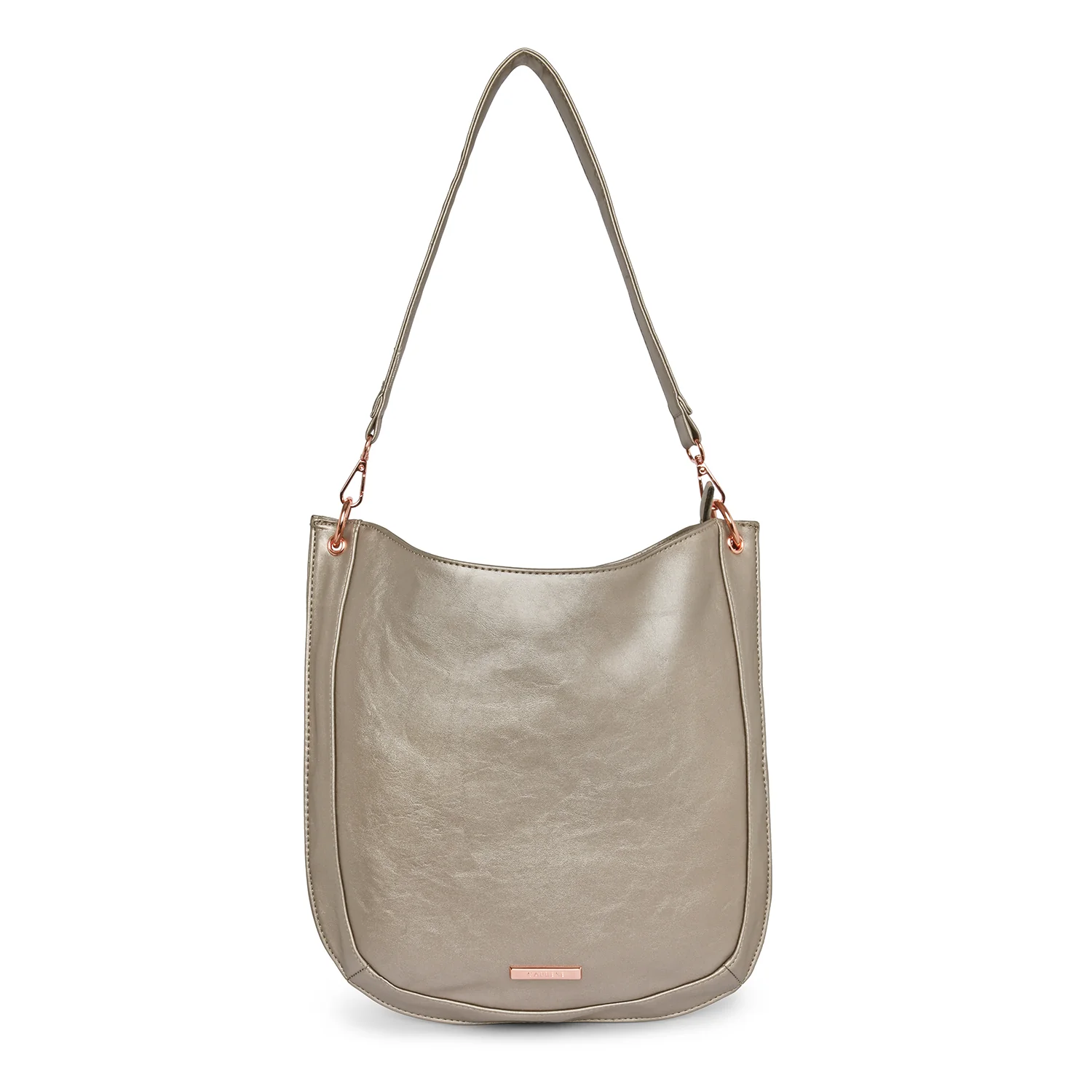 Caprese Sarah Medium Dull Gold Metallic Crossbody Bag