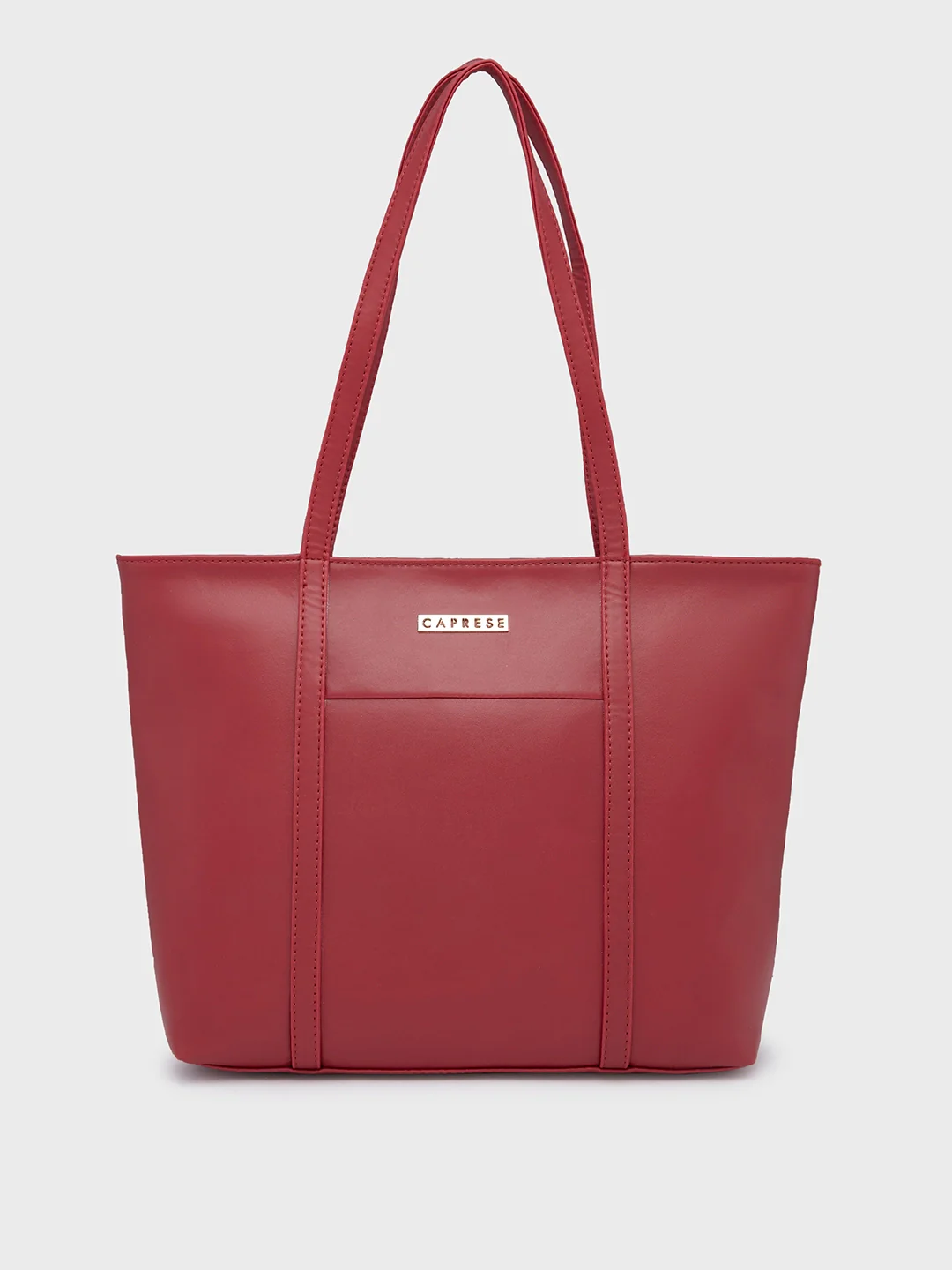 Caprese Sari Medium Maroon Tote Bag - Image 3