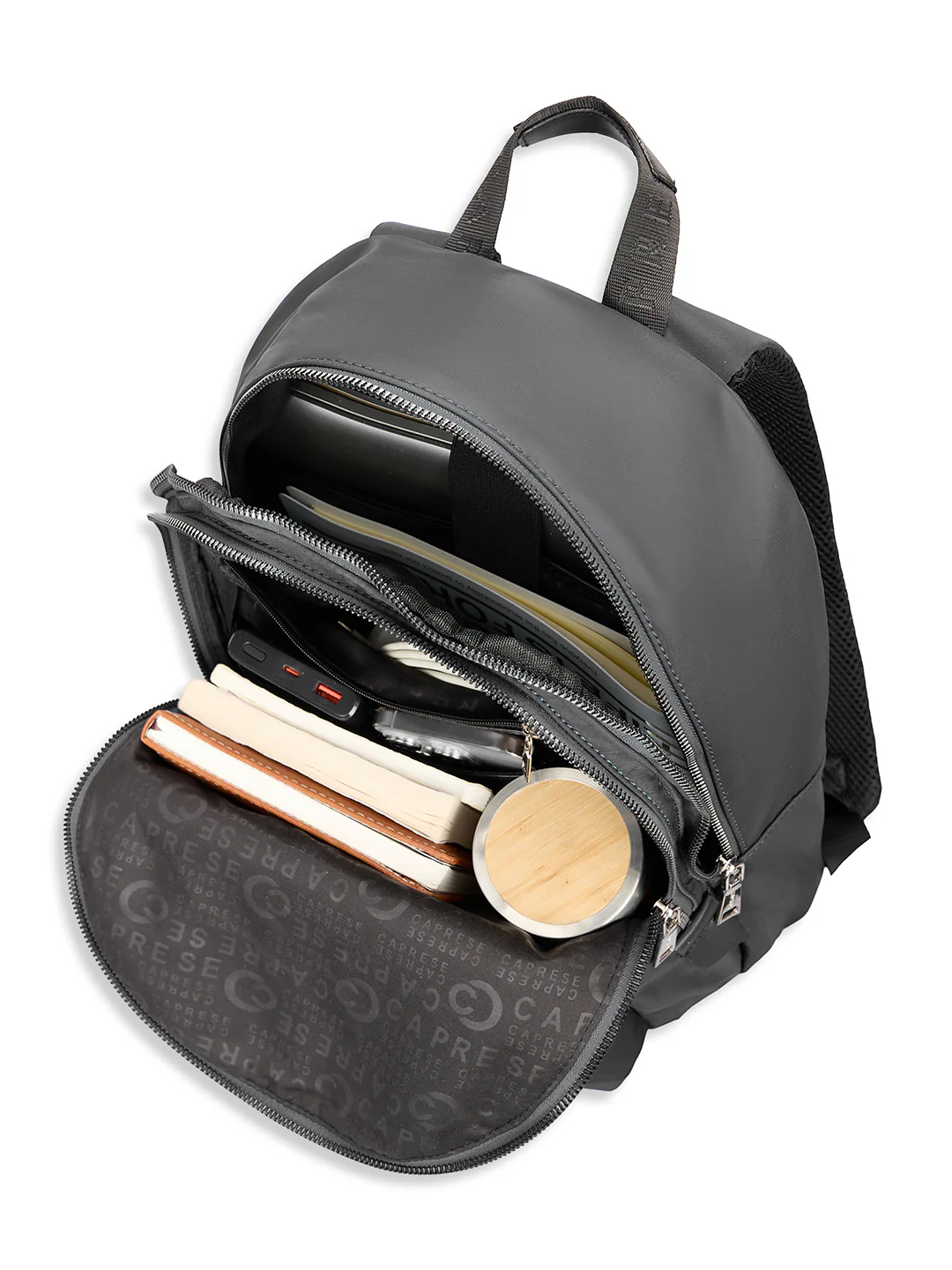 Caprese Saturn Medium Black Backpack - Image 8