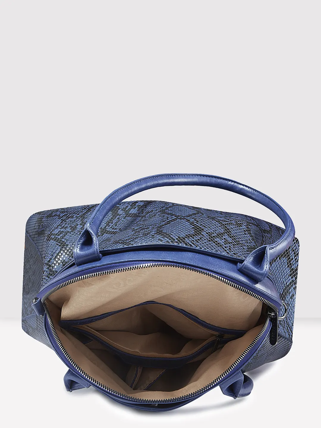 Caprese Saylor Large Blue Satchel Bag - Image 9