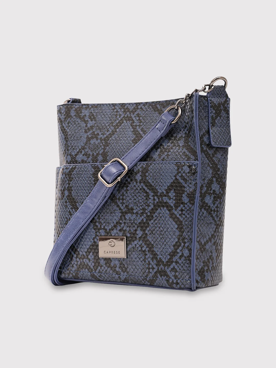 Caprese Saylor Small Blue Sling Bag - Image 2