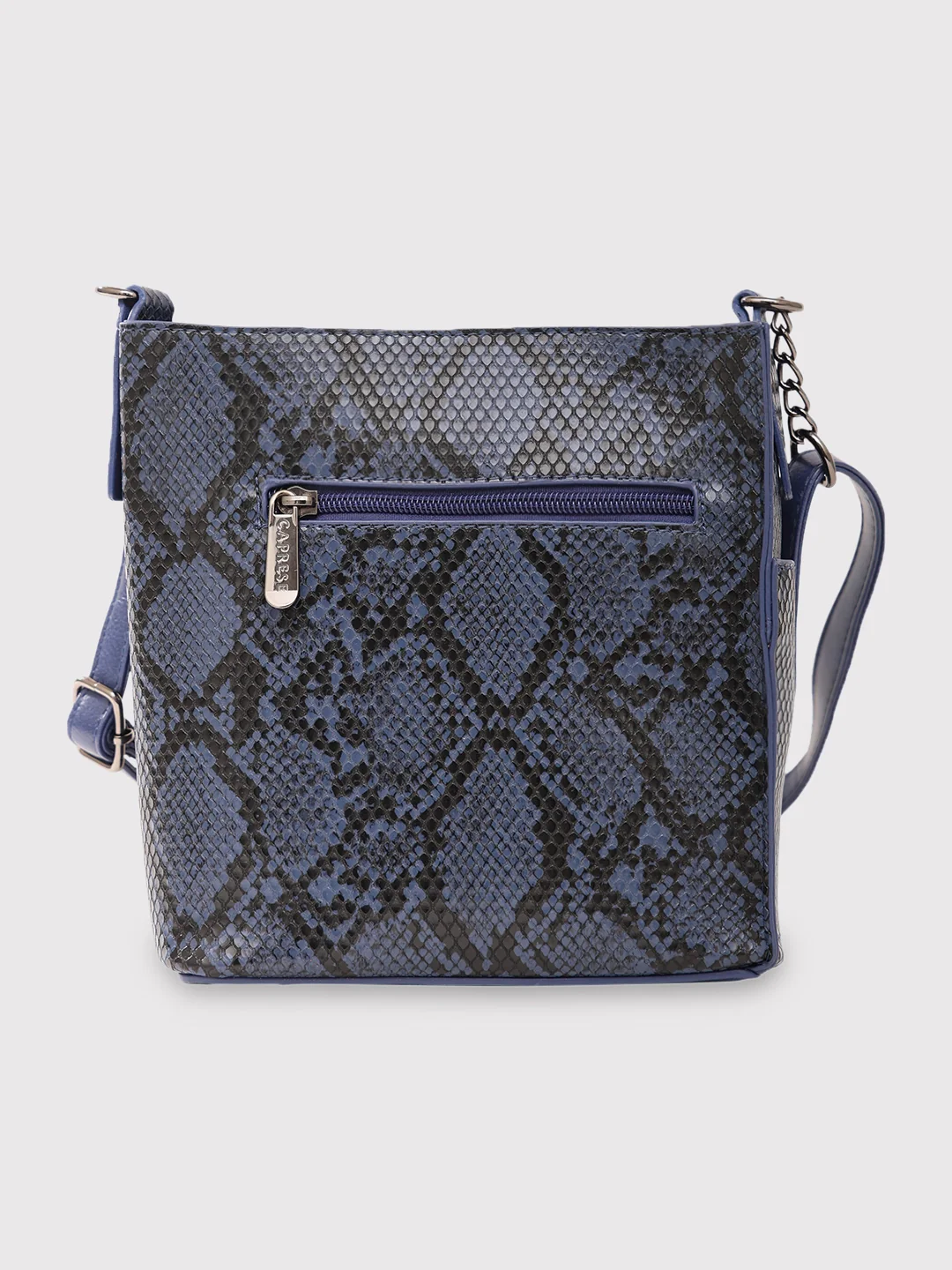 Caprese Saylor Small Blue Sling Bag - Image 3