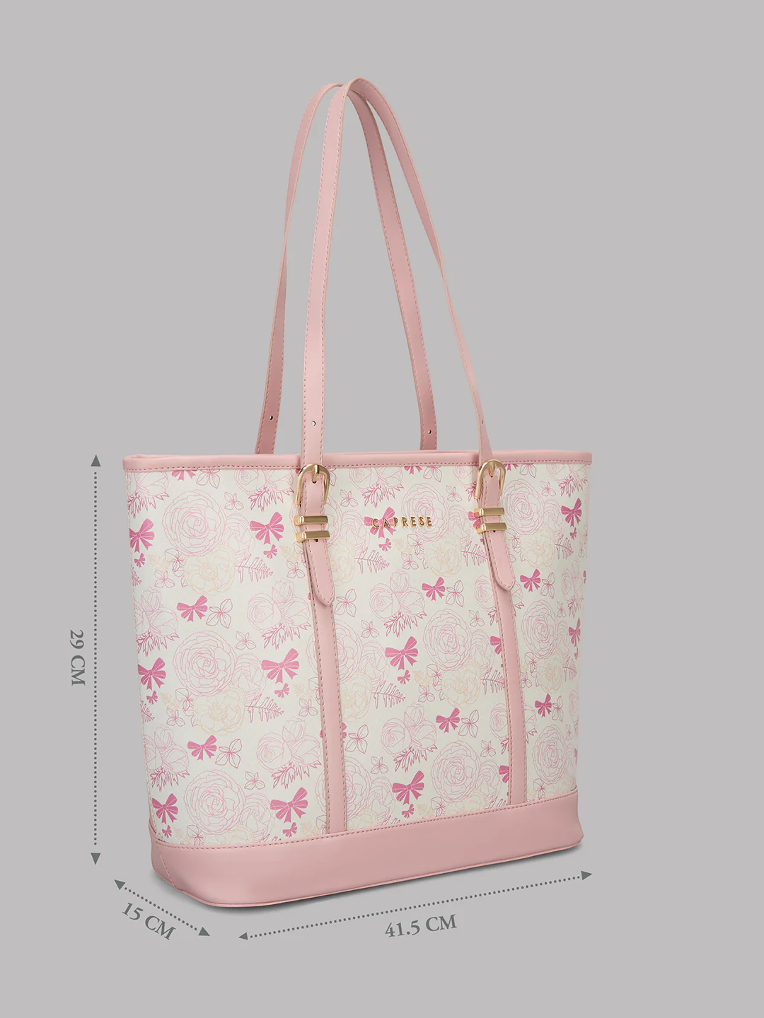 Caprese Scarlet Large Pink Sorbet Tote Bag - Image 8